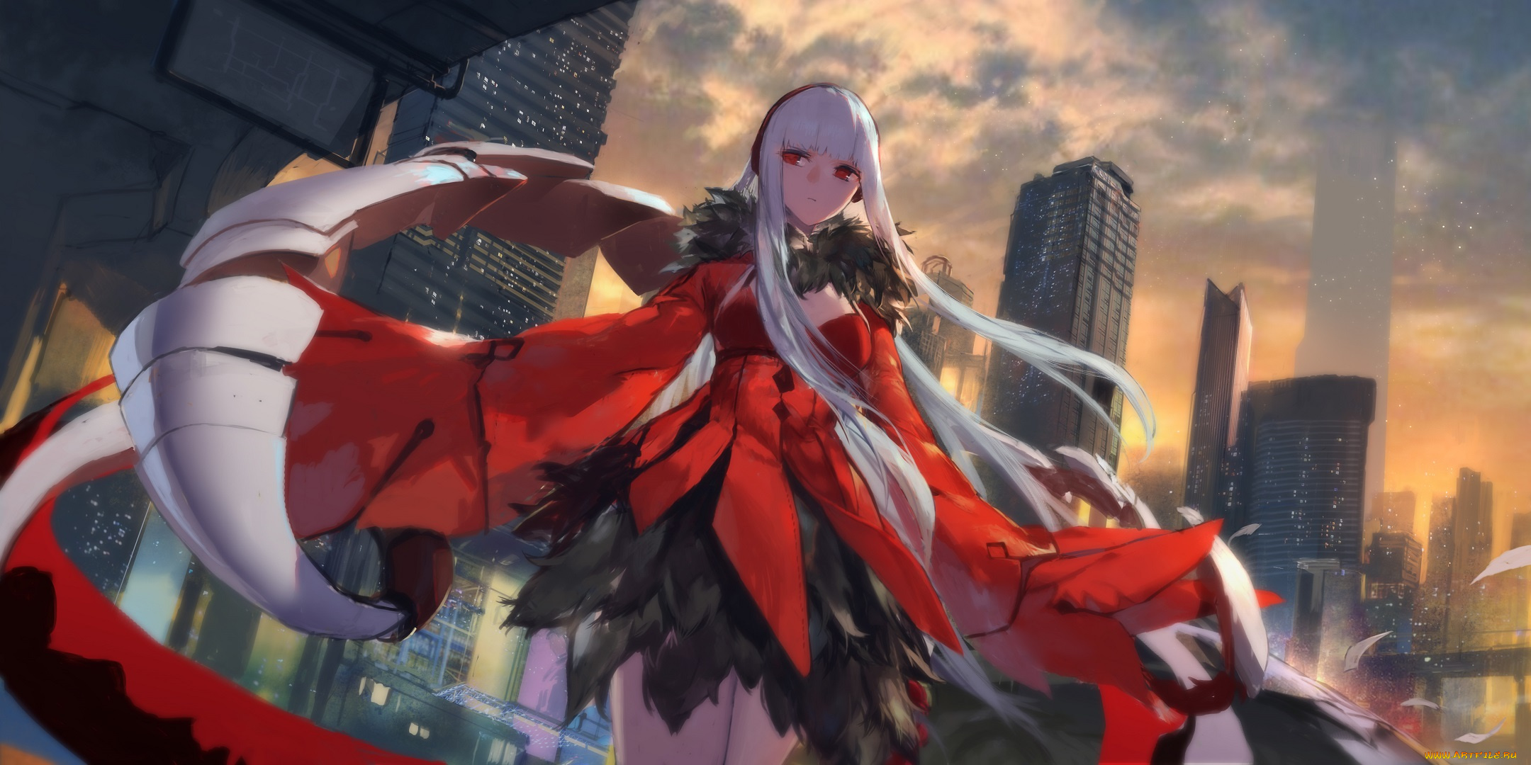 аниме, оружие, , техника, , технологии, девушка