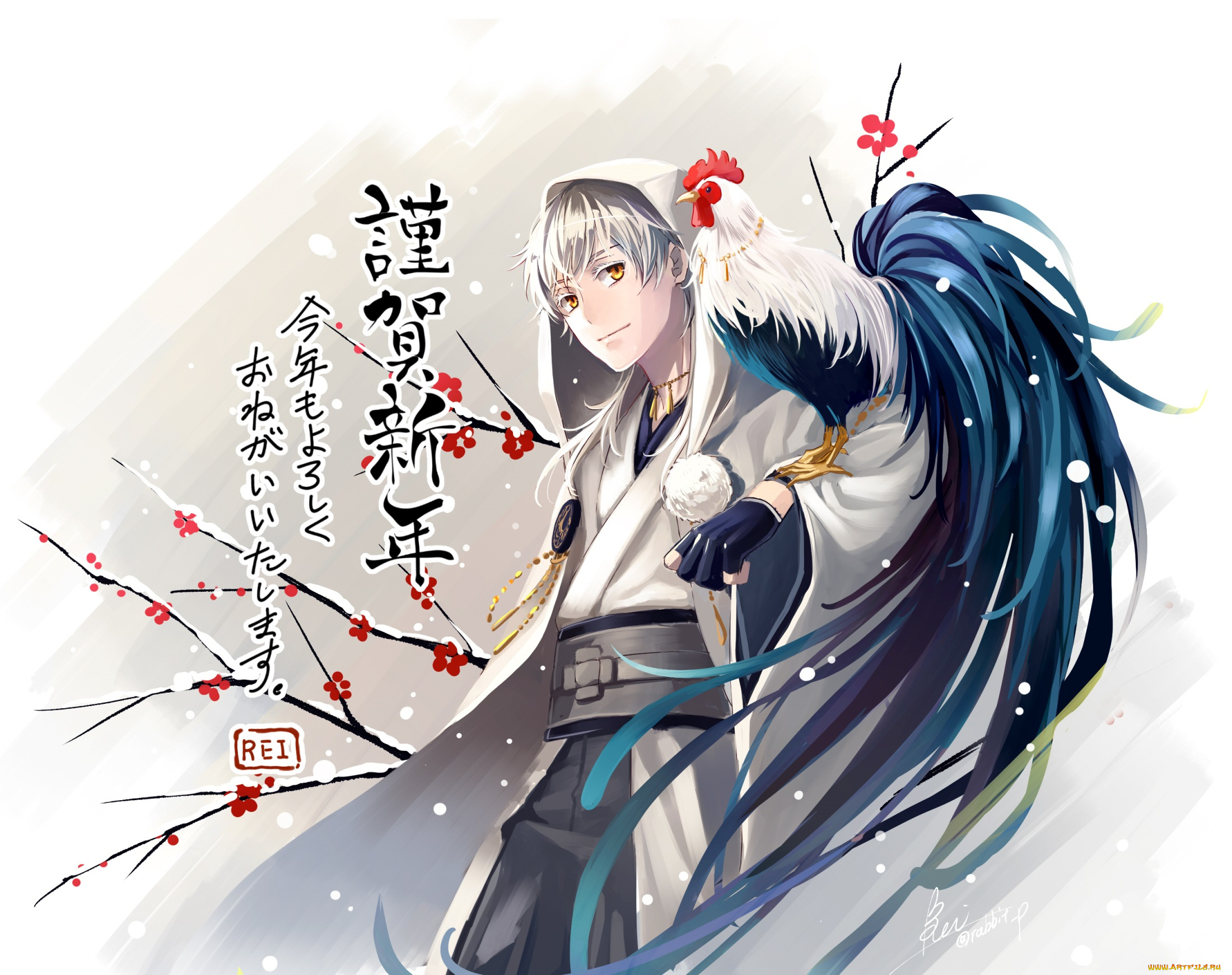аниме, touken, ranbu, парень