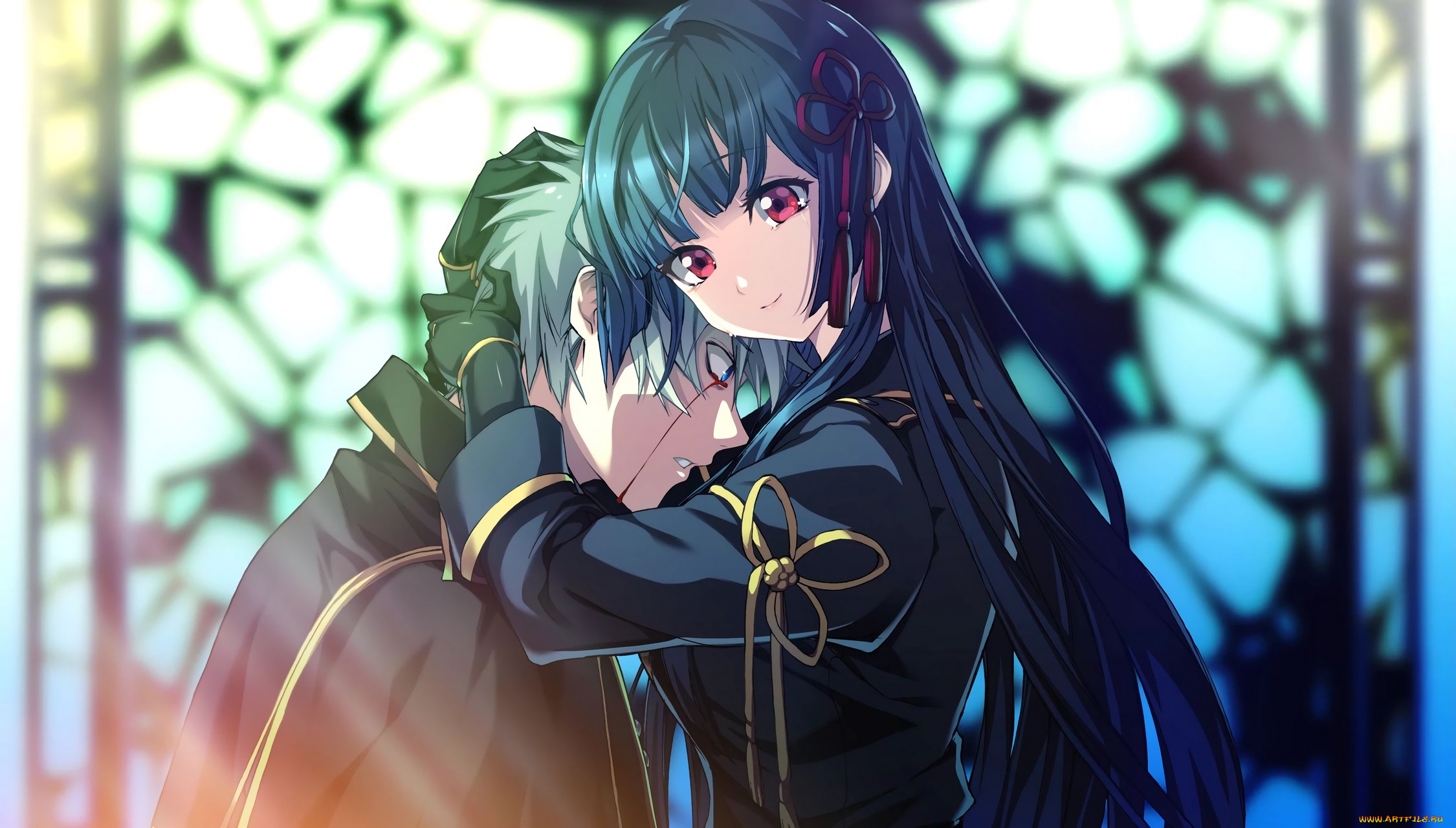 аниме, silverio, trinity, silverio, trinity