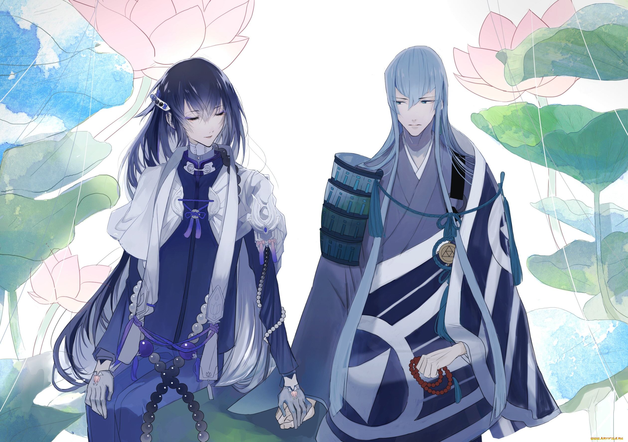 аниме, touken, ranbu, парни