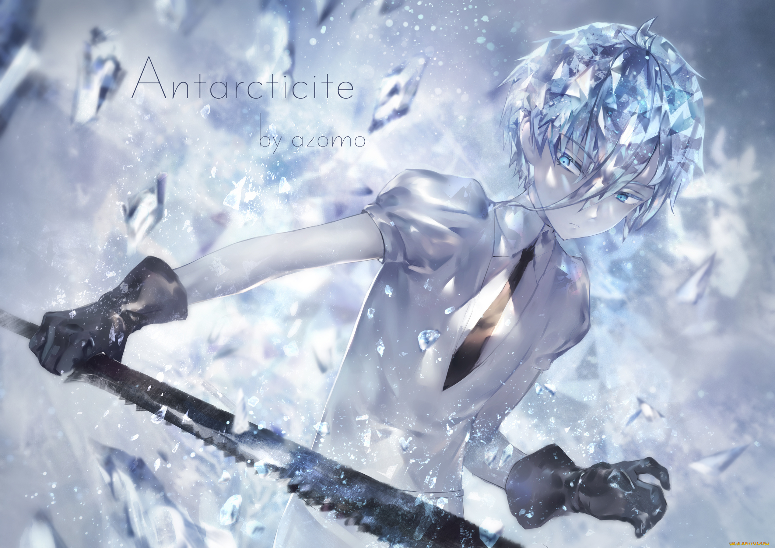 аниме, houseki, no, kuni, antarcticite