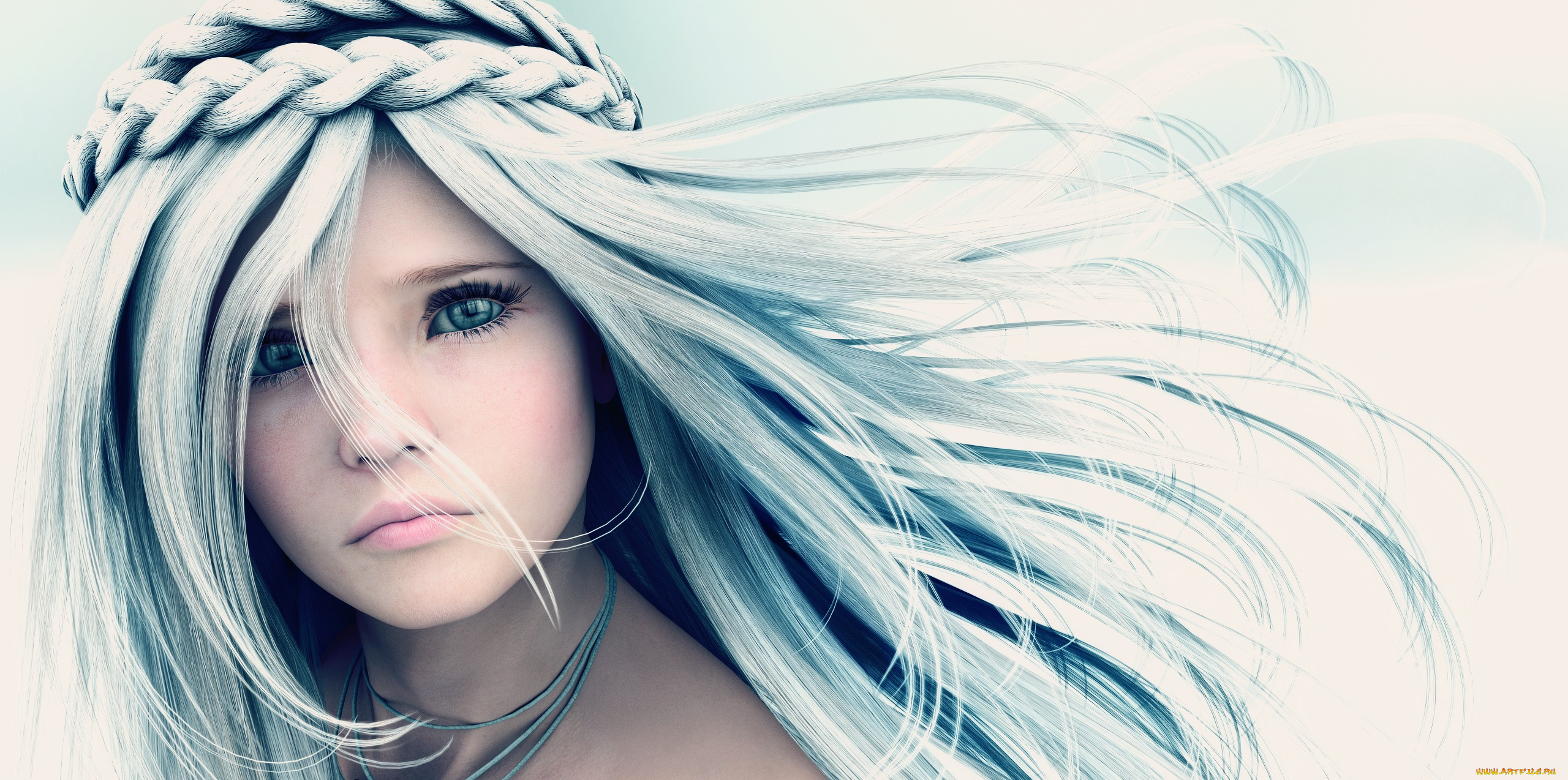 3д, графика, портрет, , portraits, девушка