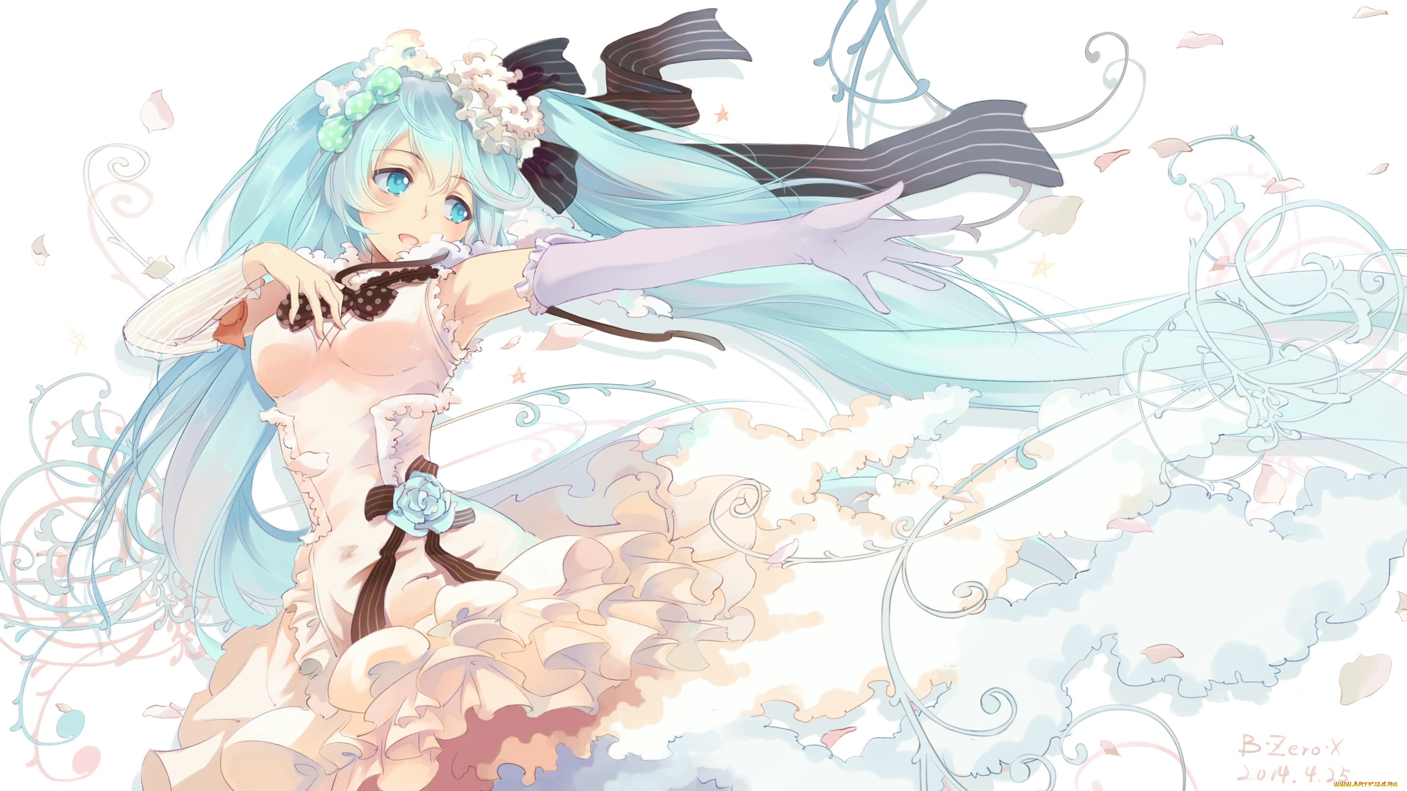 аниме, vocaloid, hatsune, miku