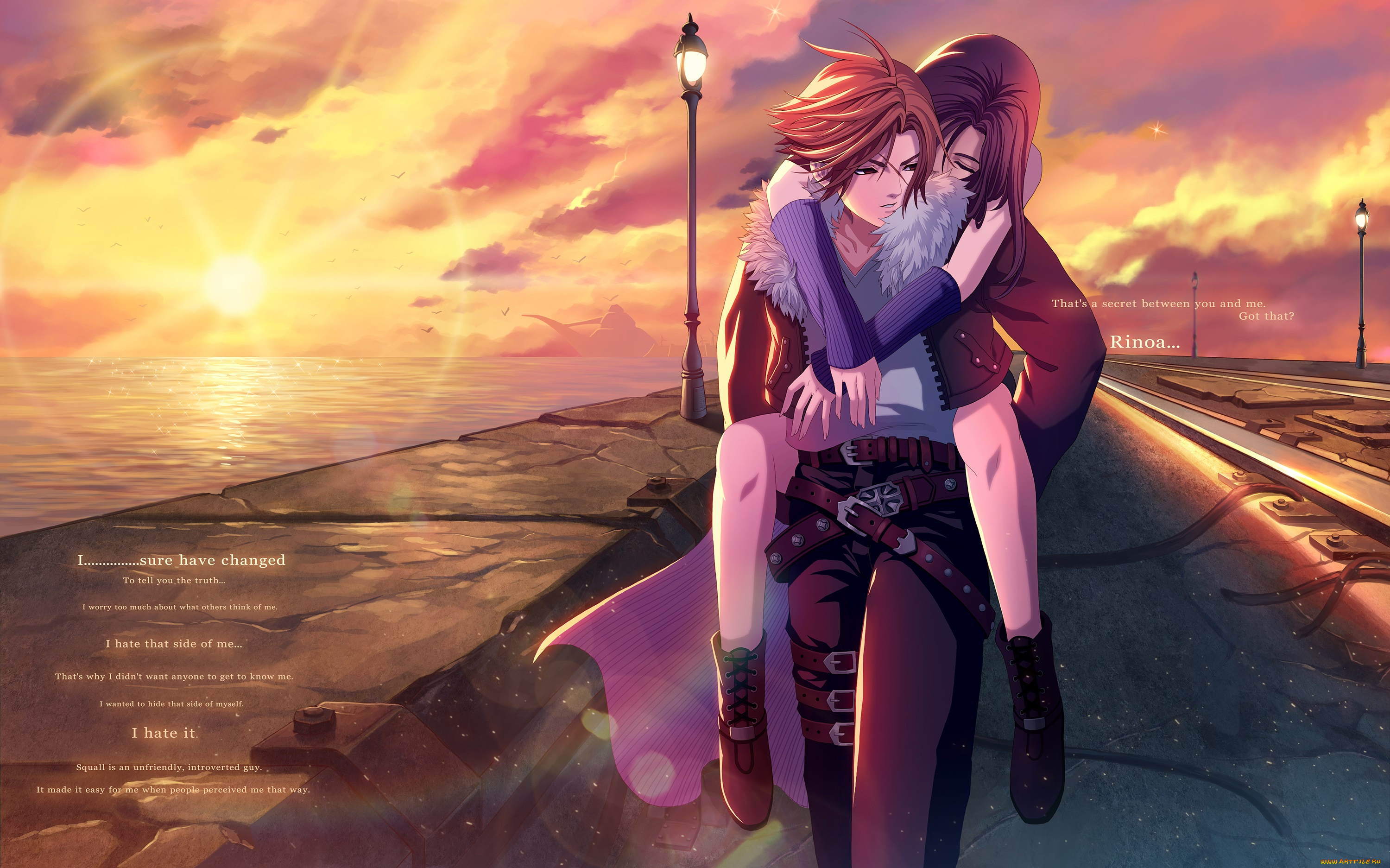 аниме, final, fantasy, final, fantasy, viii