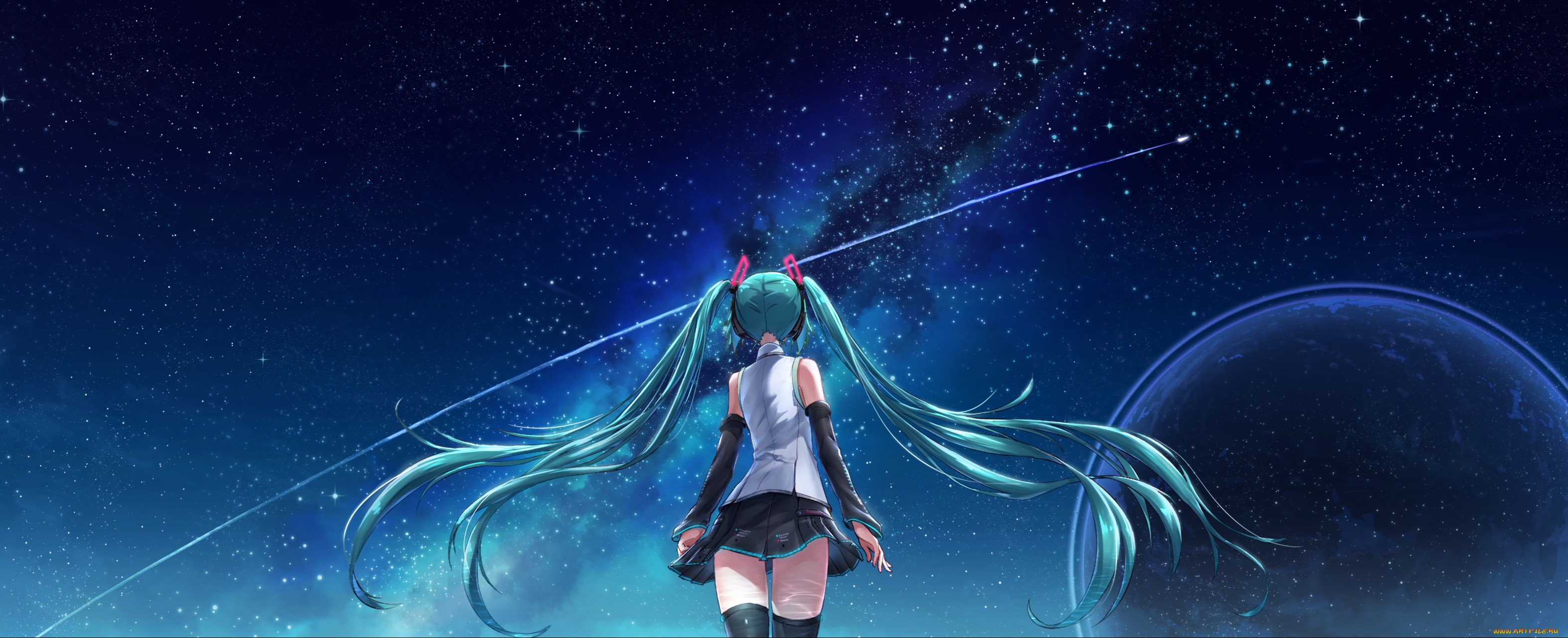 аниме, vocaloid, hatsune, miku