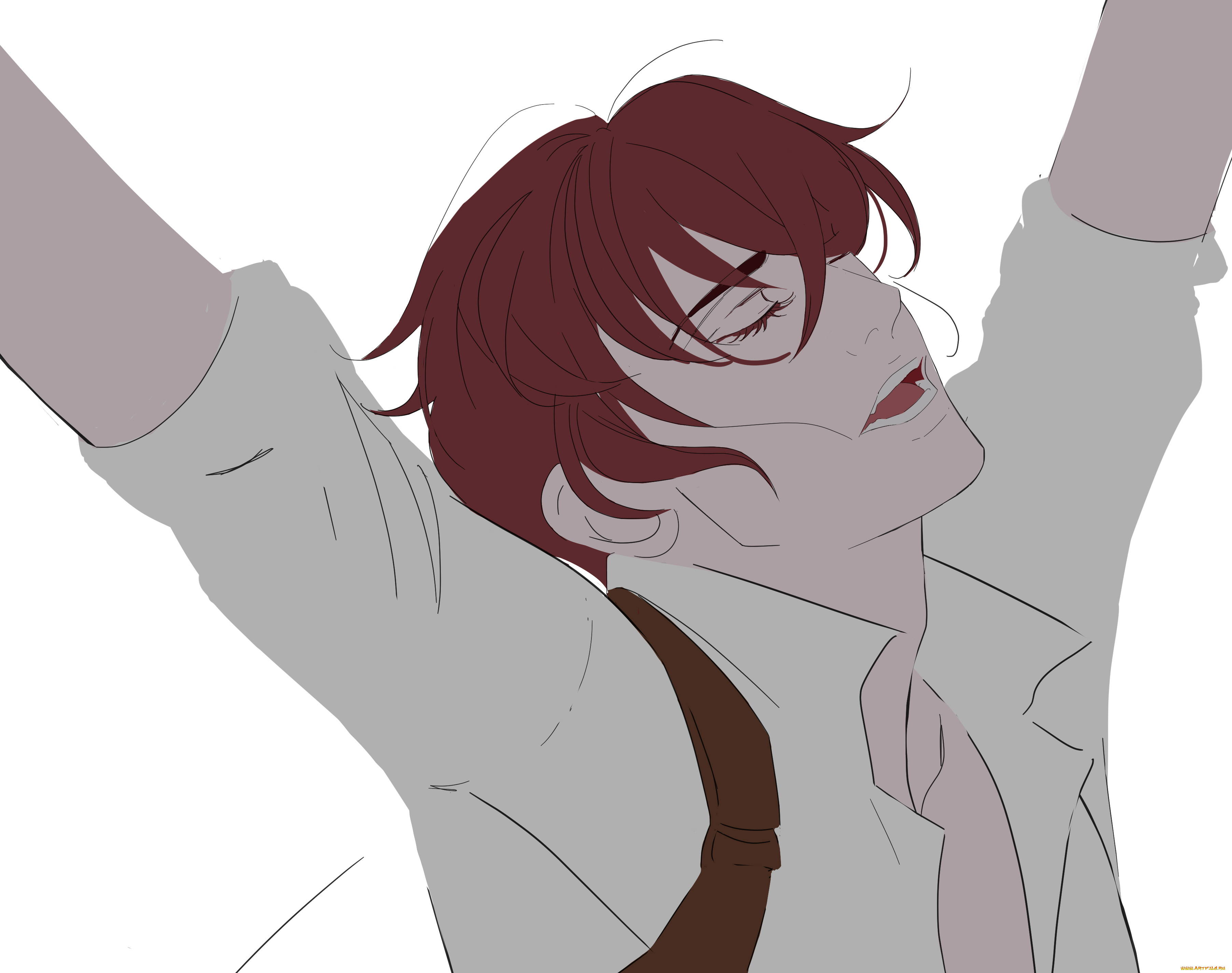 аниме, touken, ranbu, парень