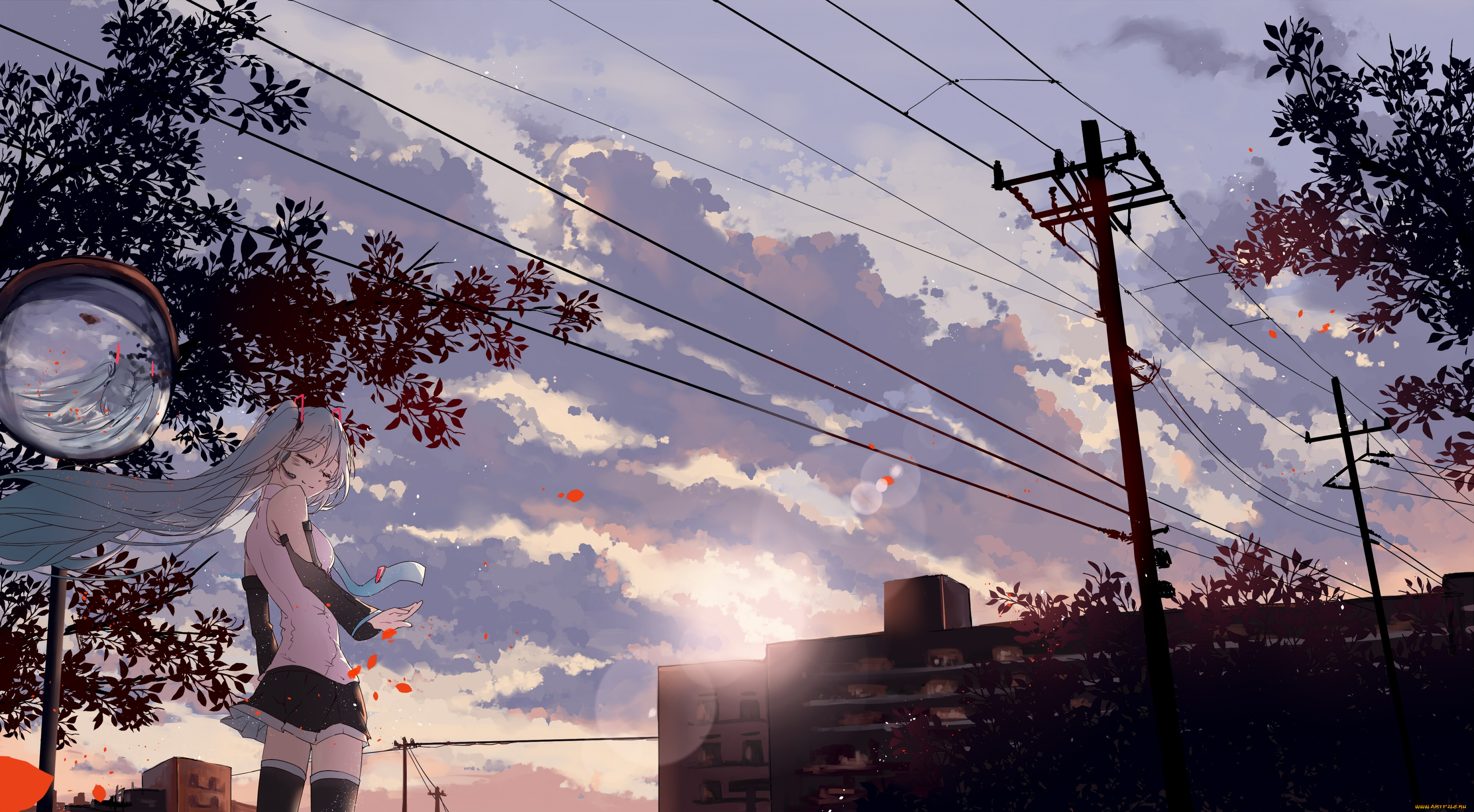 аниме, vocaloid, jin, yun, hatsune, miku