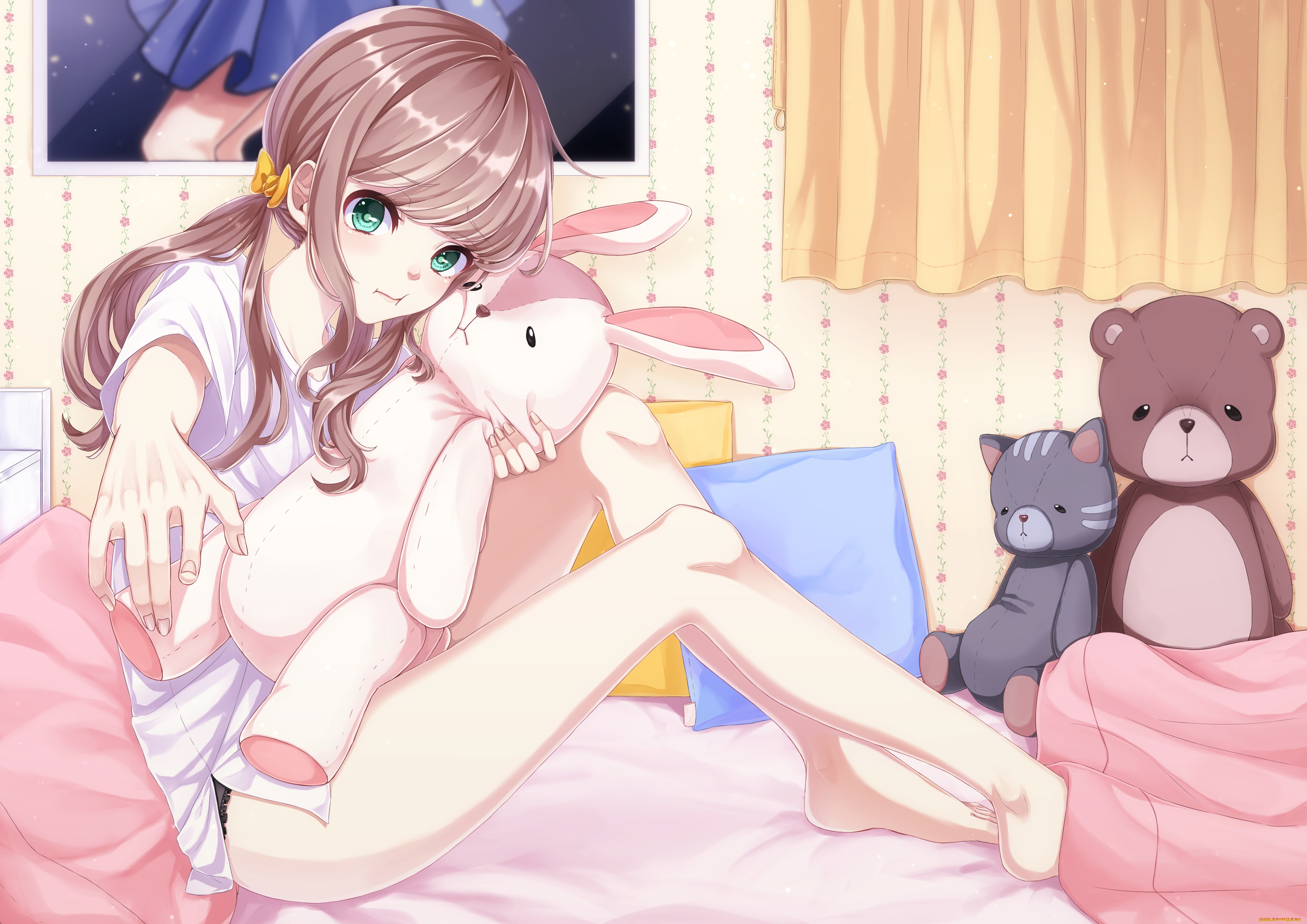 аниме, unknown, , другое, , green, eyes