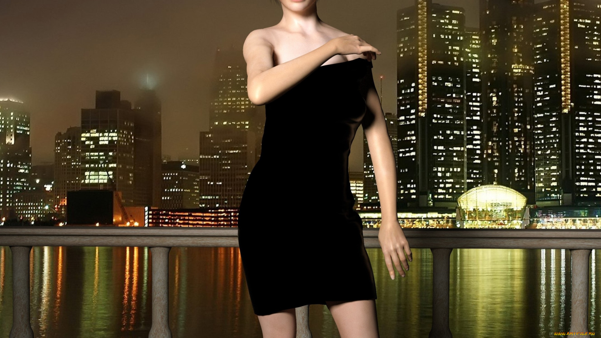 3д, графика, люди, , people, фон, взгляд, девушка