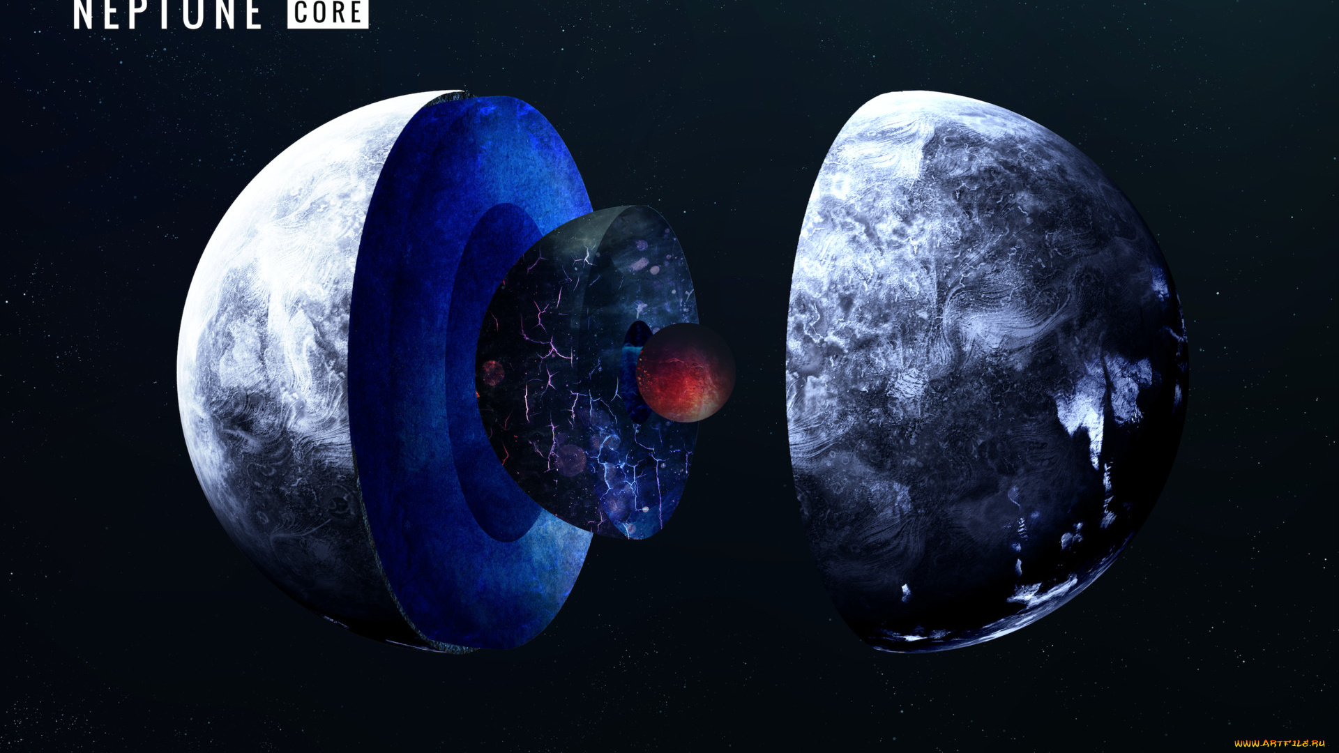 космос, арт, звезды, галактики, вселенная, планеты