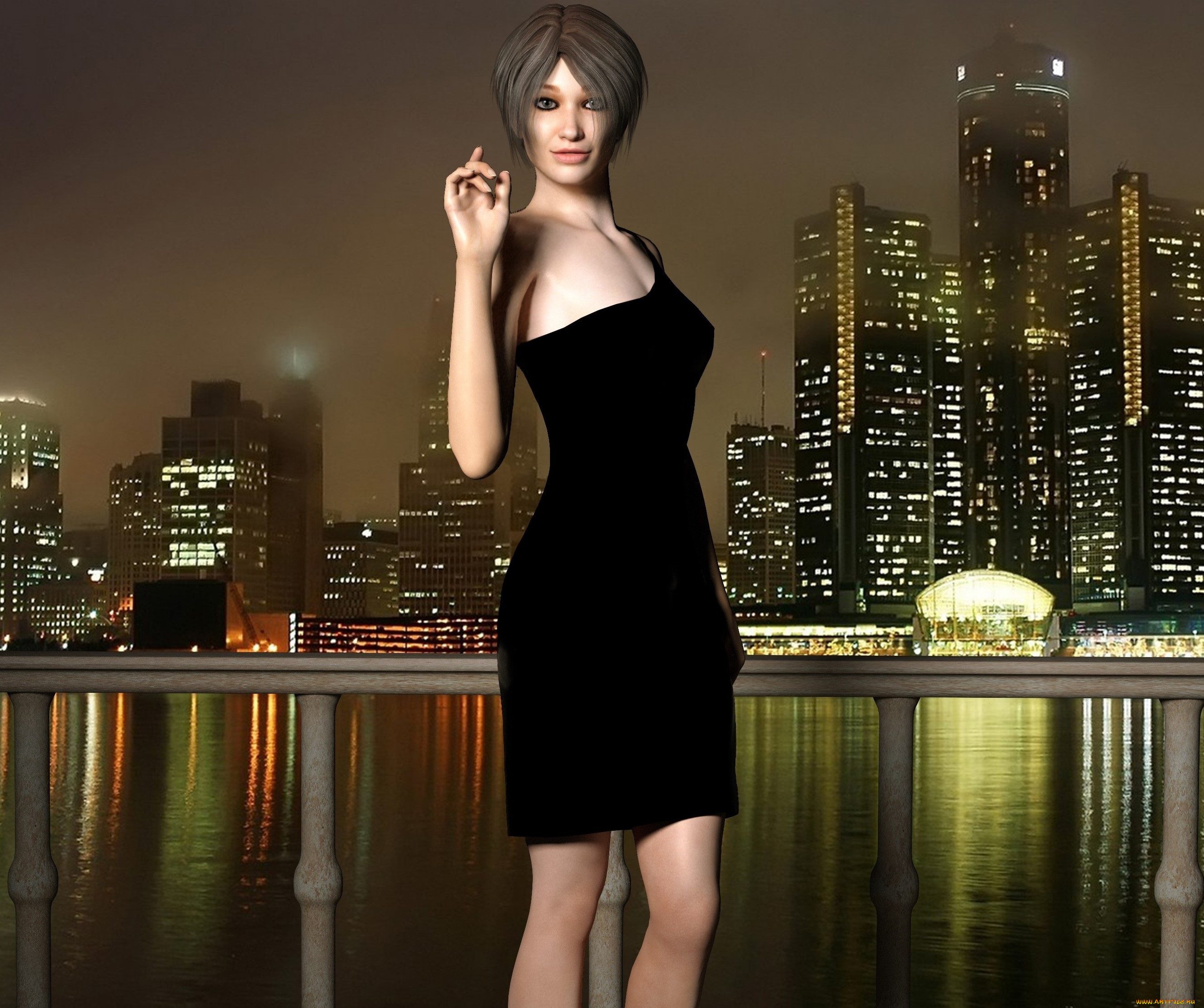 3д, графика, люди, , people, фон, взгляд, девушка