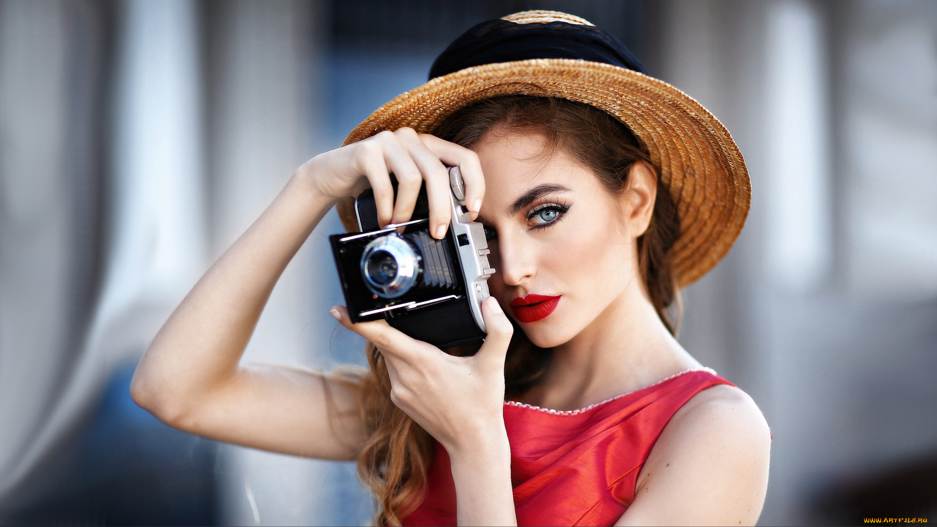 девушки, jessica, napolitano, фотограф, женщина, шляпа