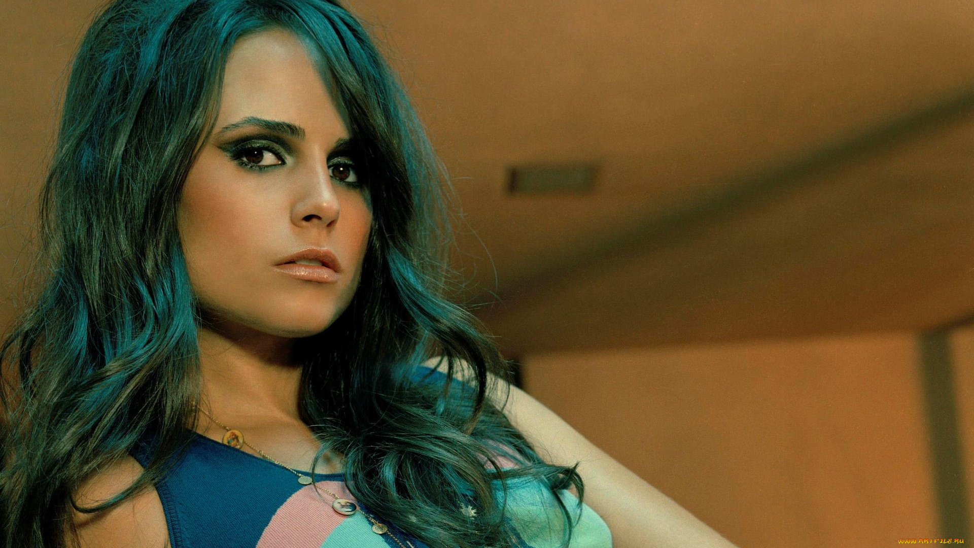 девушки, jordana, brewster, майка, лицо, брюнетка, актриса