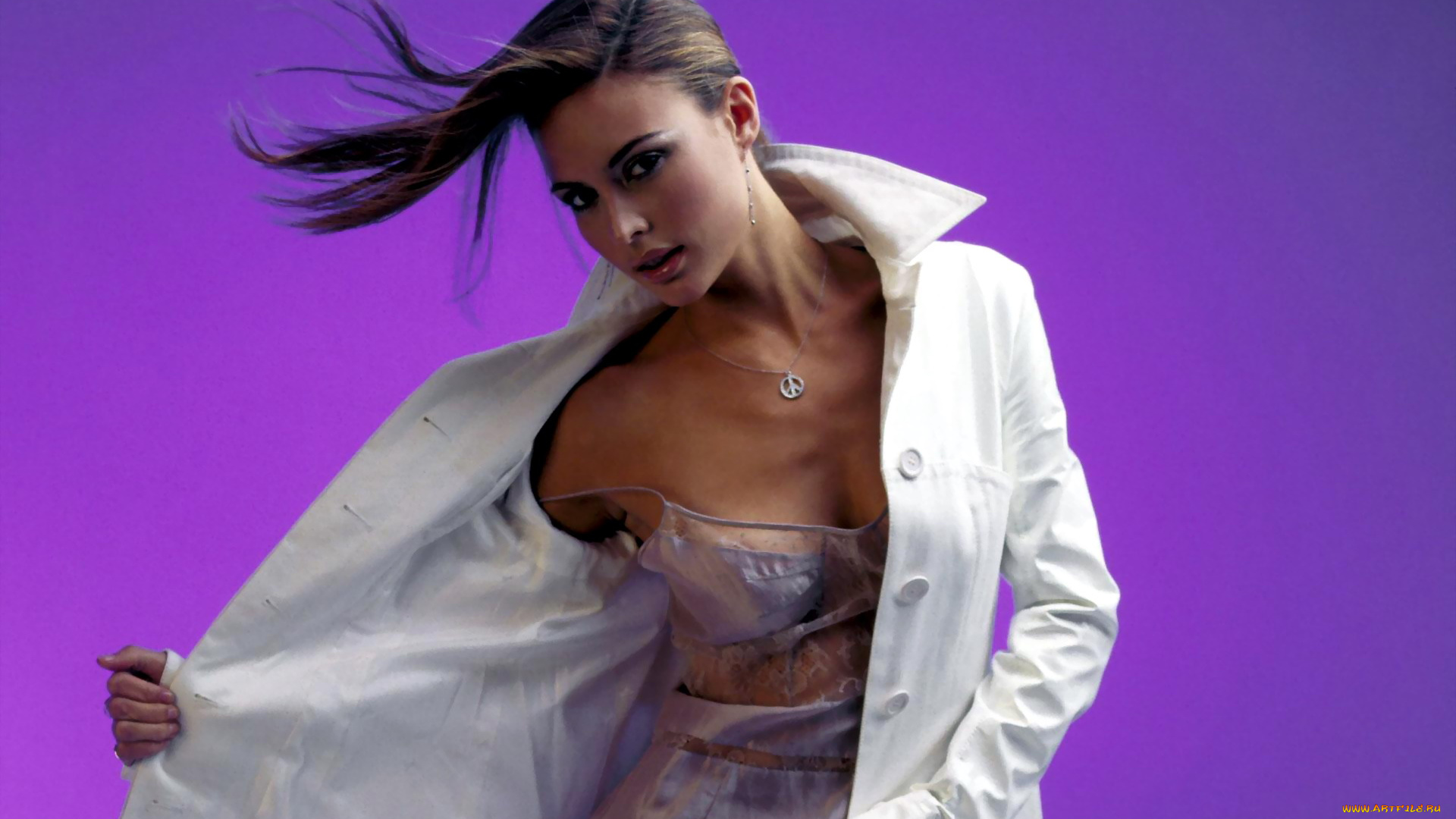 девушки, josie, maran, актриса, пальто, белье