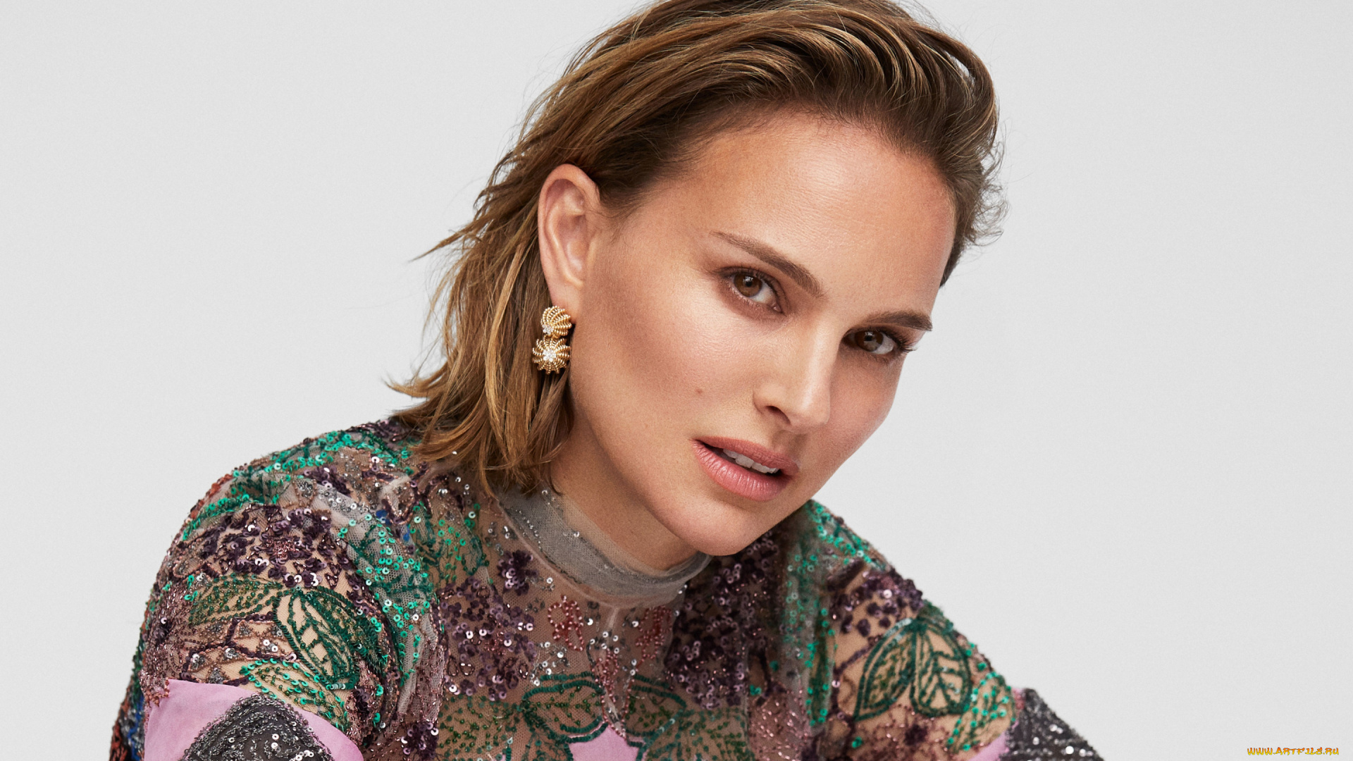 девушки, natalie, portman, взгляд