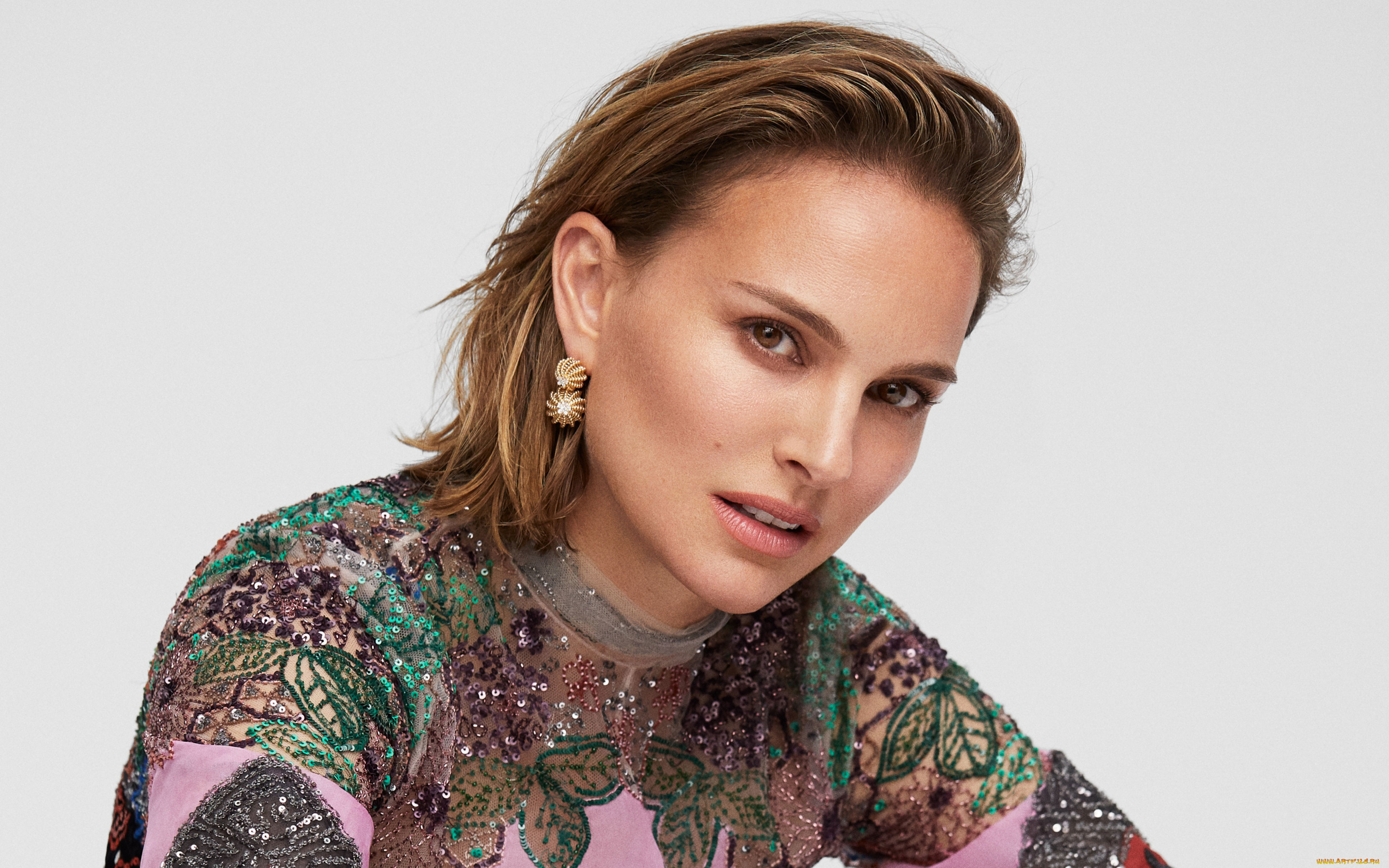 девушки, natalie, portman, взгляд