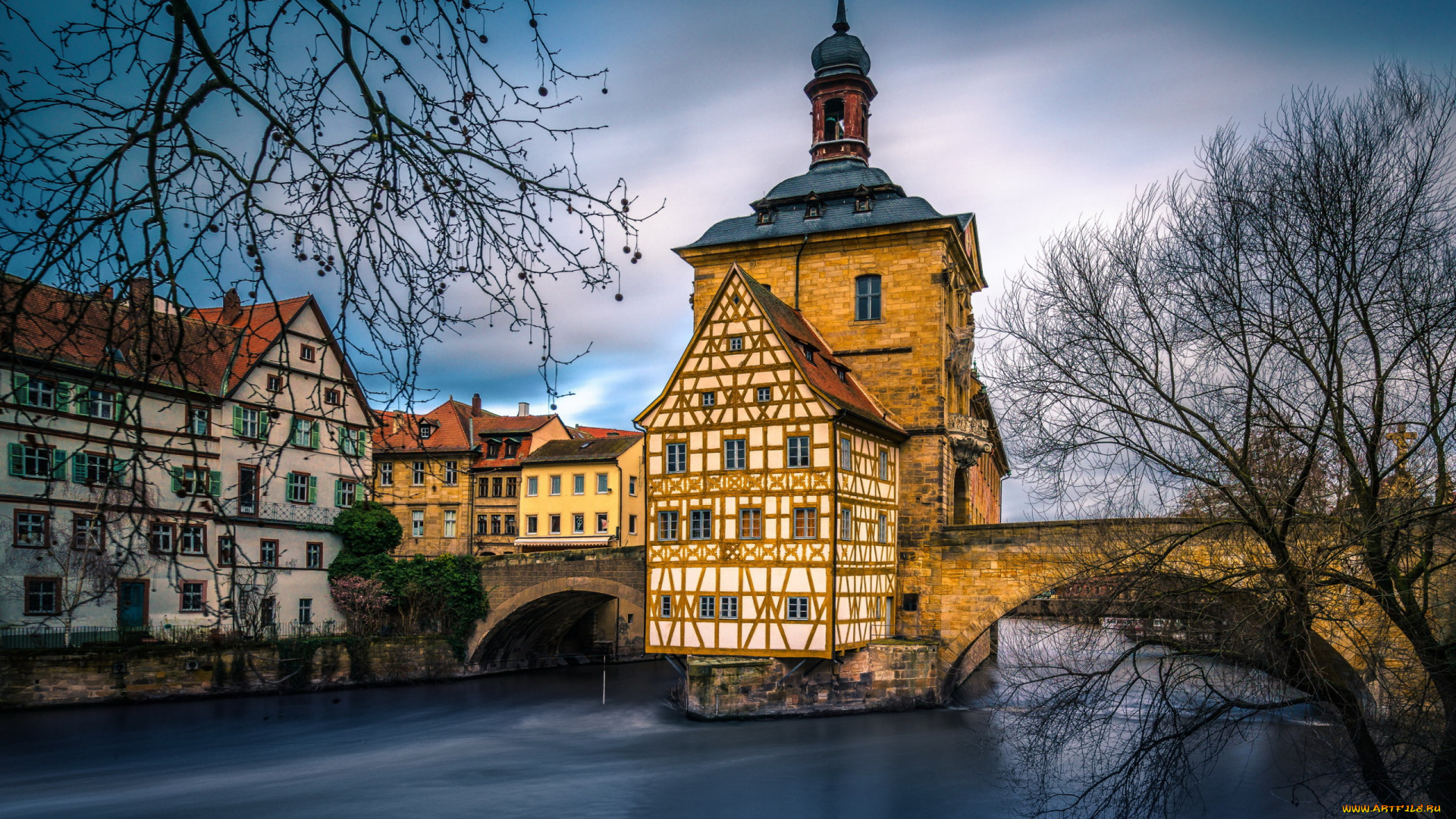 bamberg, germany, города, -, католические, соборы, , костелы, , аббатства
