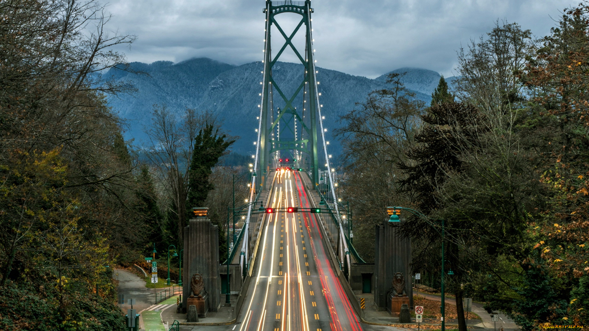 lions, gate, bridge, города, ванкувер, , канада, lions, gate, bridge