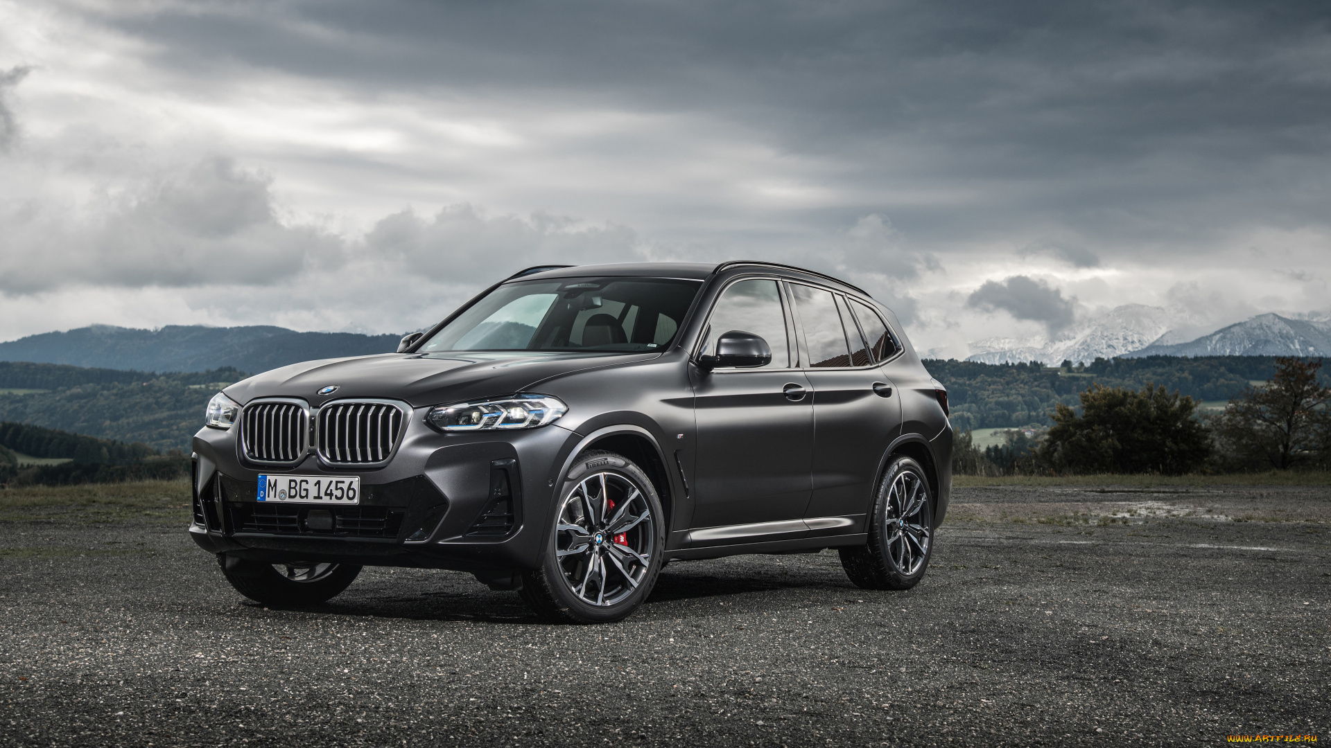 автомобили, bmw, x3, хdrive30d, m, sport, 2021, пейзаж, кроссовер, джип