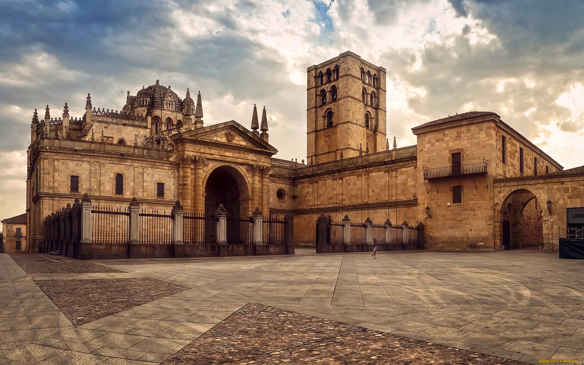 zamora, cathedral, roman, catholic, church, zamora, spain, города, -, католические, соборы, , костелы, , аббатства, cathedral, roman, catholic, church