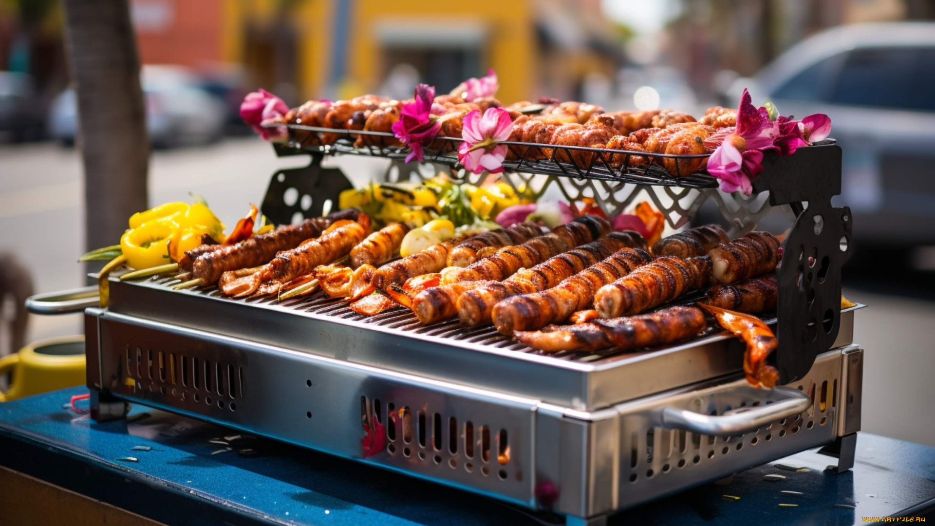 еда, шашлык, , барбекю, гриль, барбекю, ассорти