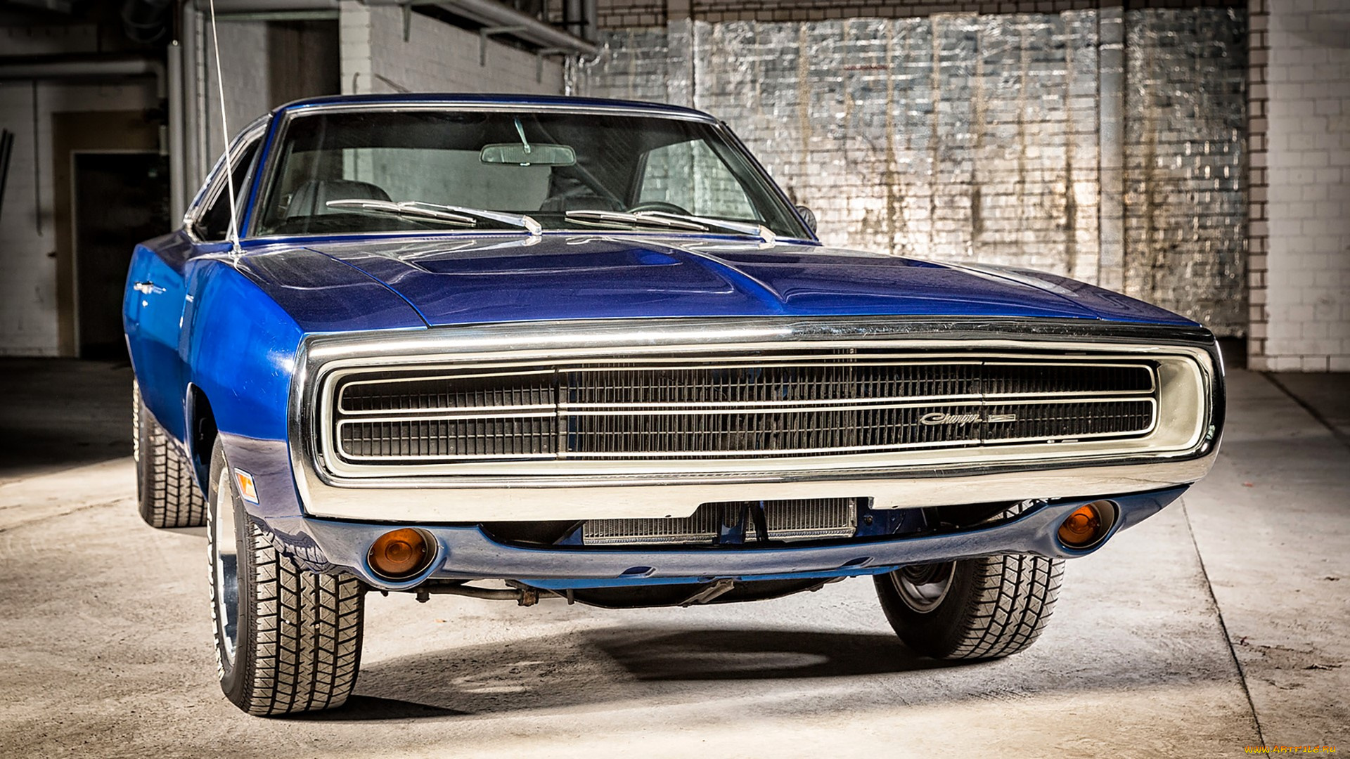 dodge, charger, автомобили, dodge, синий, гараж