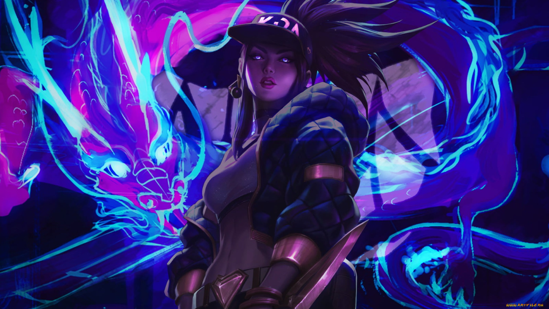 видео, игры, league, of, legends, девушка