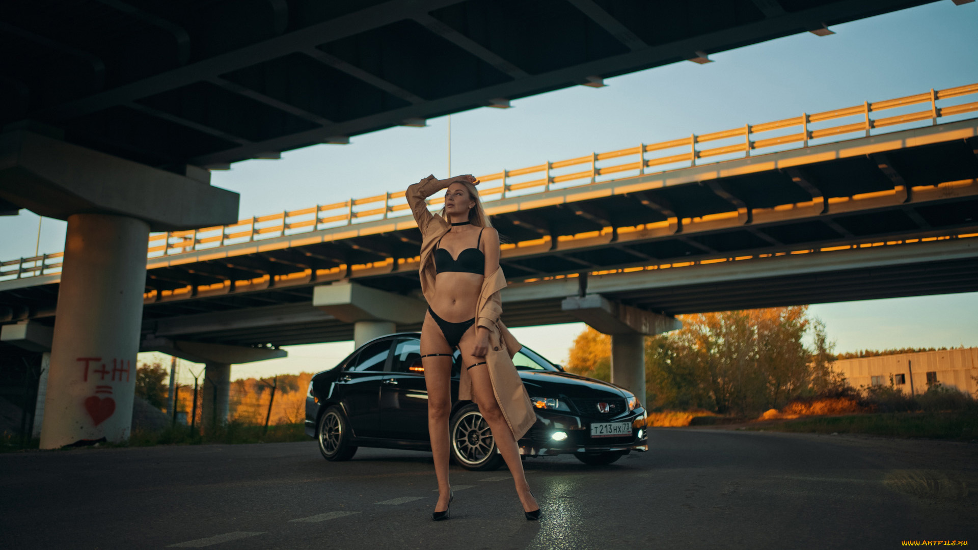 автомобили, -авто, с, девушками, honda, accord