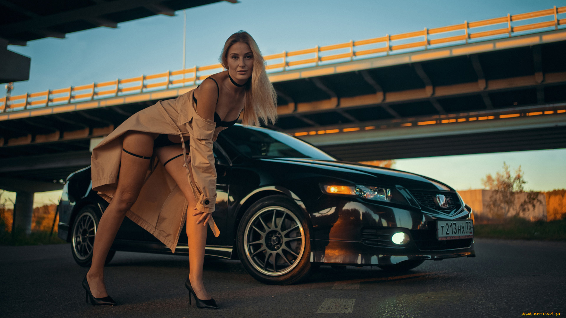 автомобили, -авто, с, девушками, honda, accord