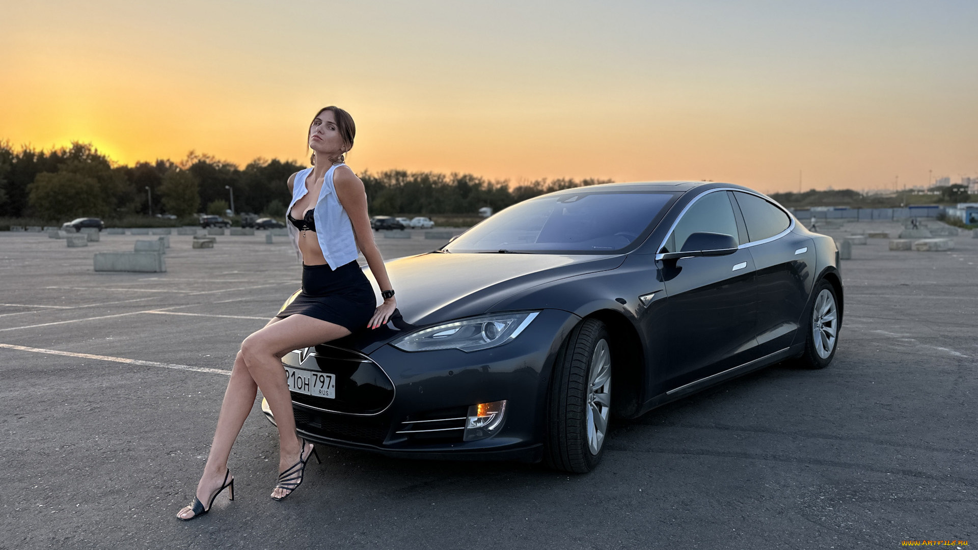 автомобили, -авто, с, девушками, красивая, девушка