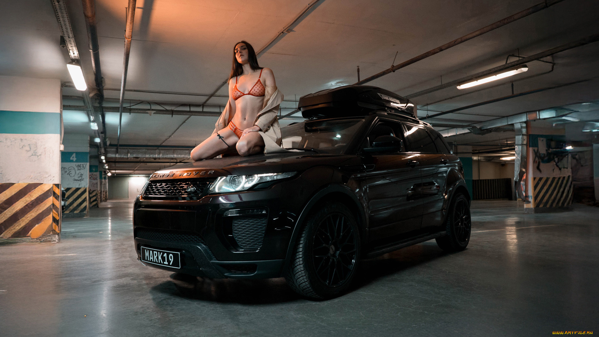 автомобили, -авто, с, девушками, land, rover, range