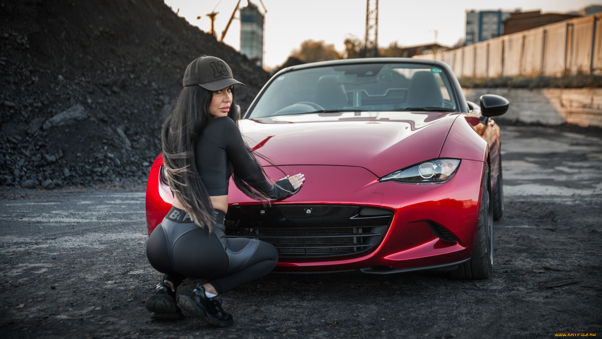 автомобили, -авто, с, девушками, mazda