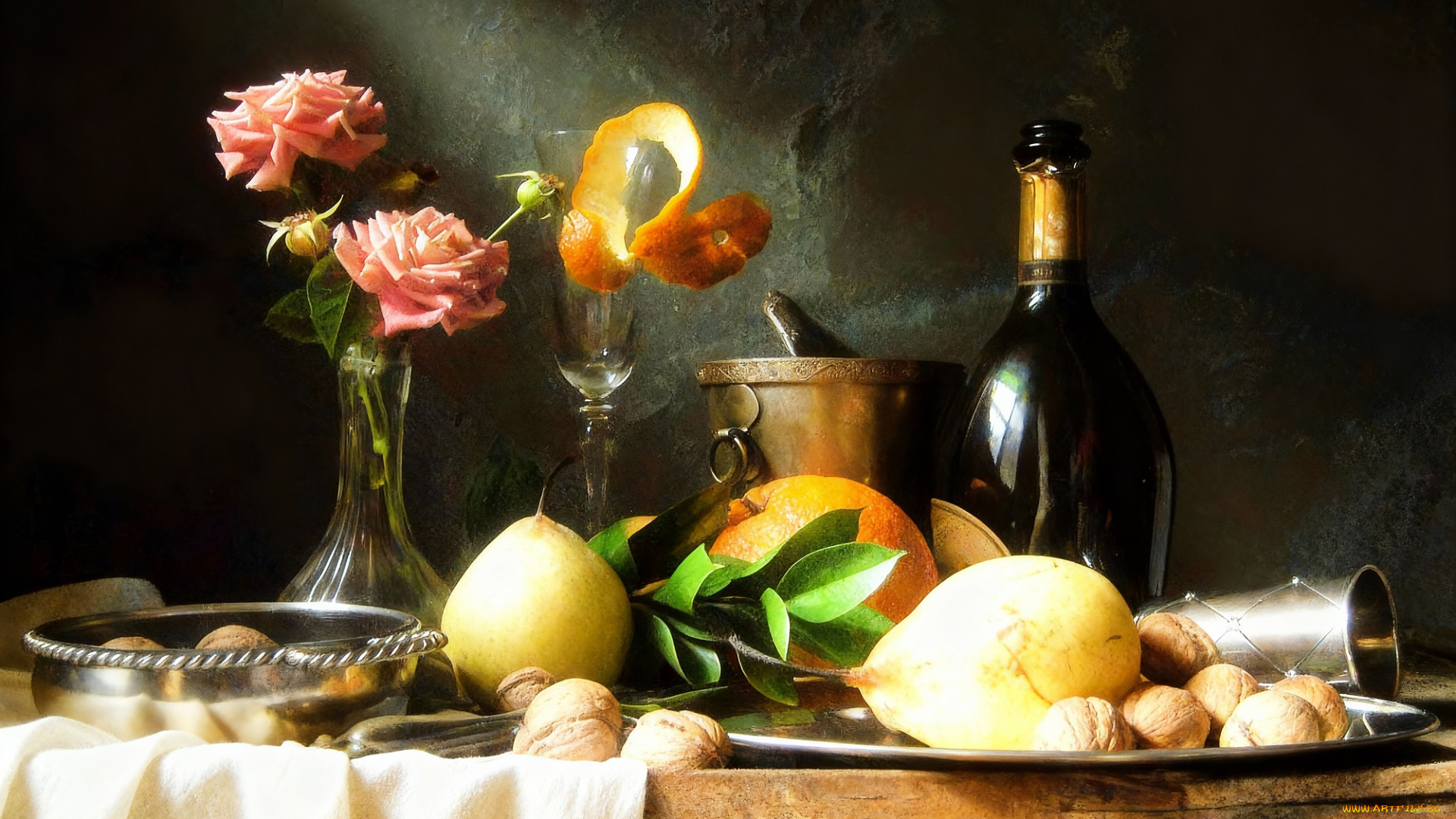 рисованное, живопись, натюрморт