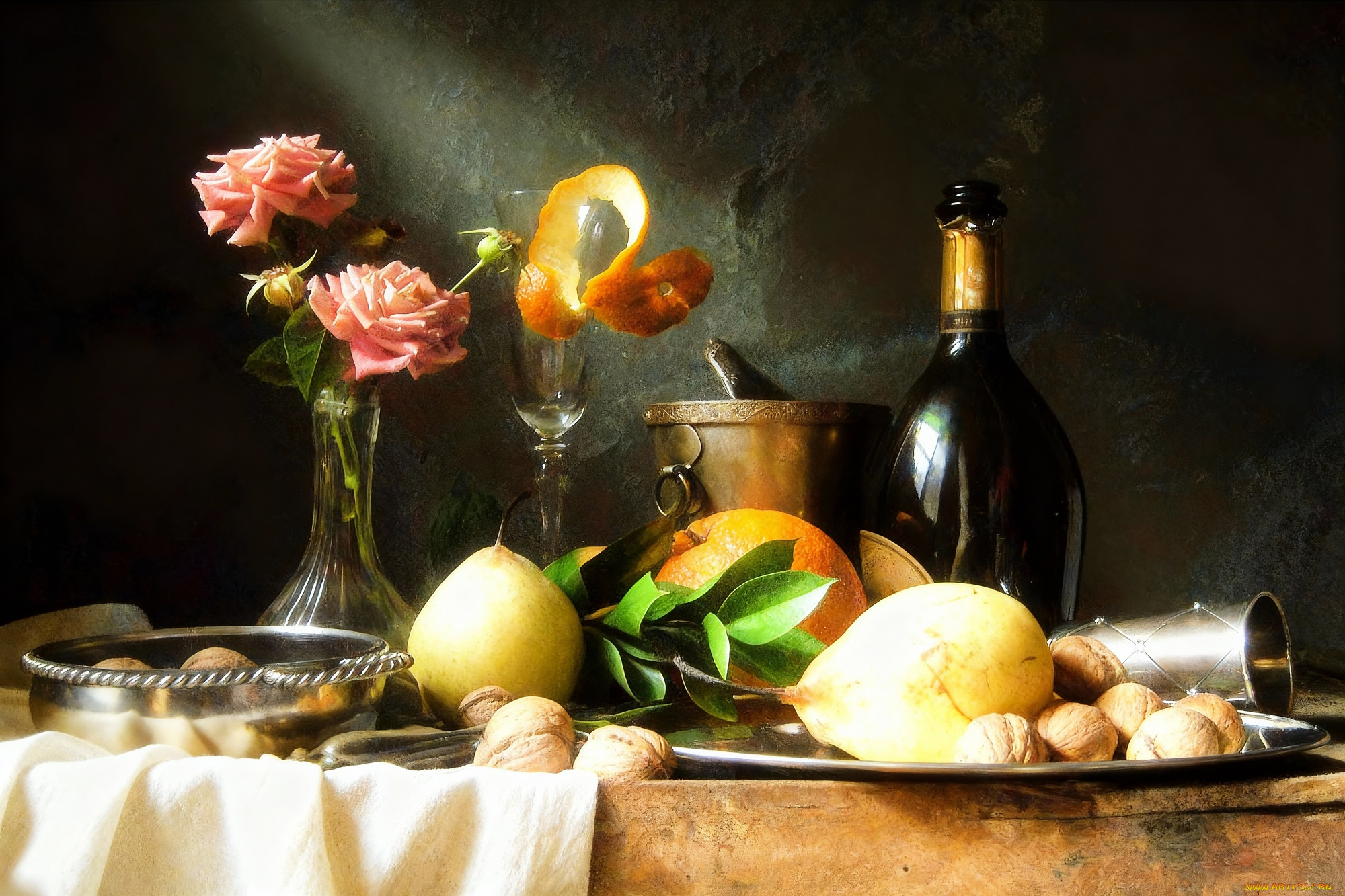 рисованное, живопись, натюрморт