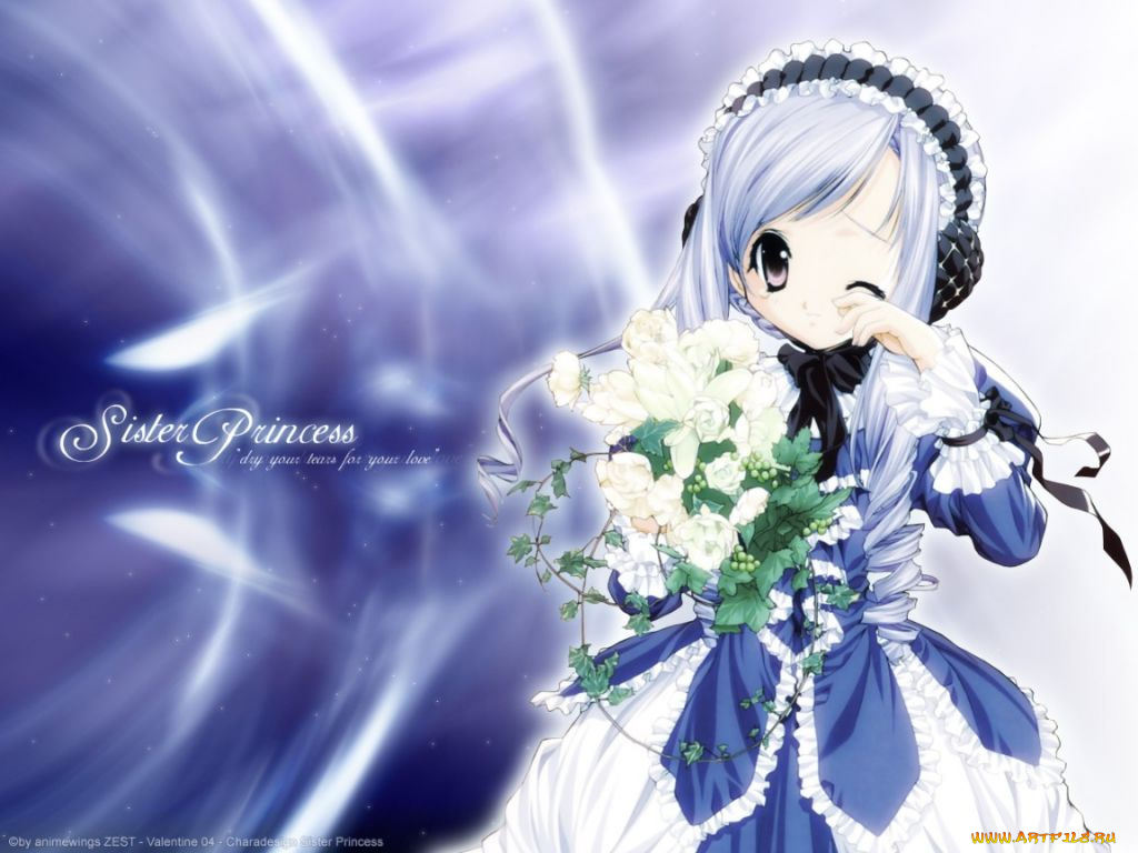 аниме, sister, princess