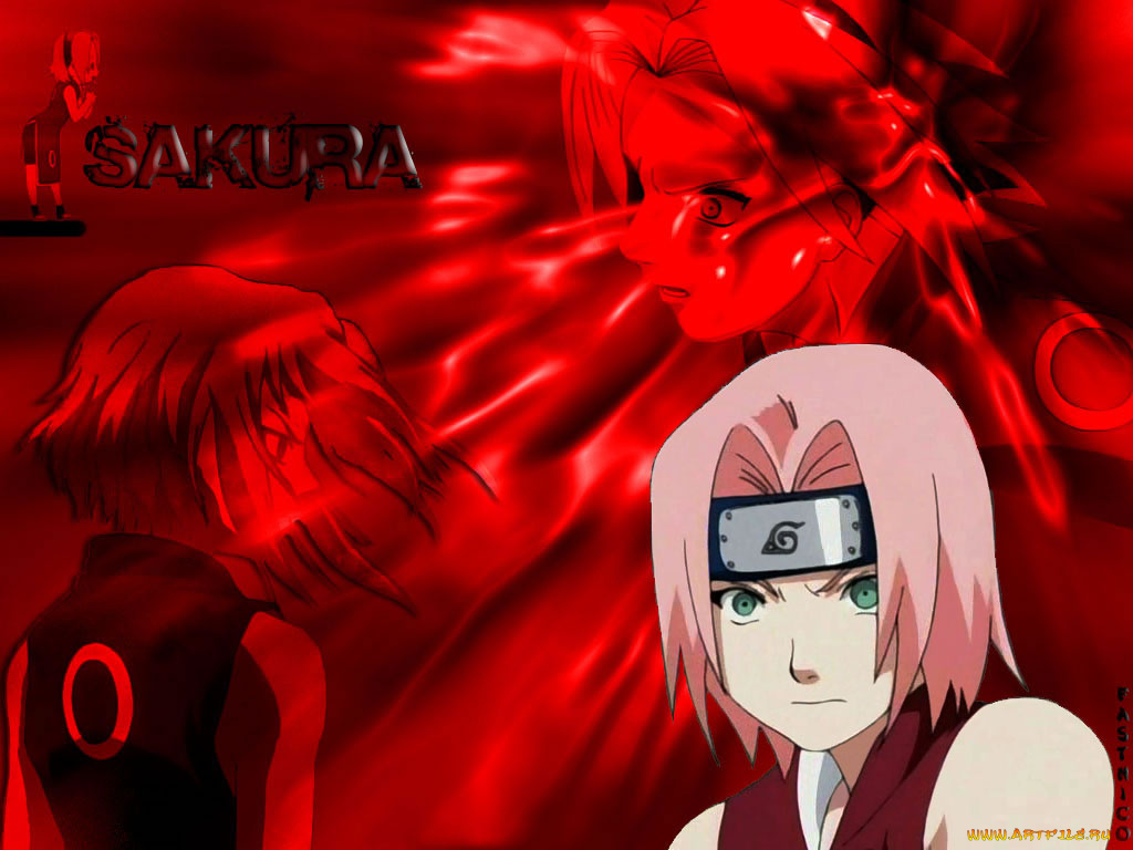 sakura, аниме, naruto