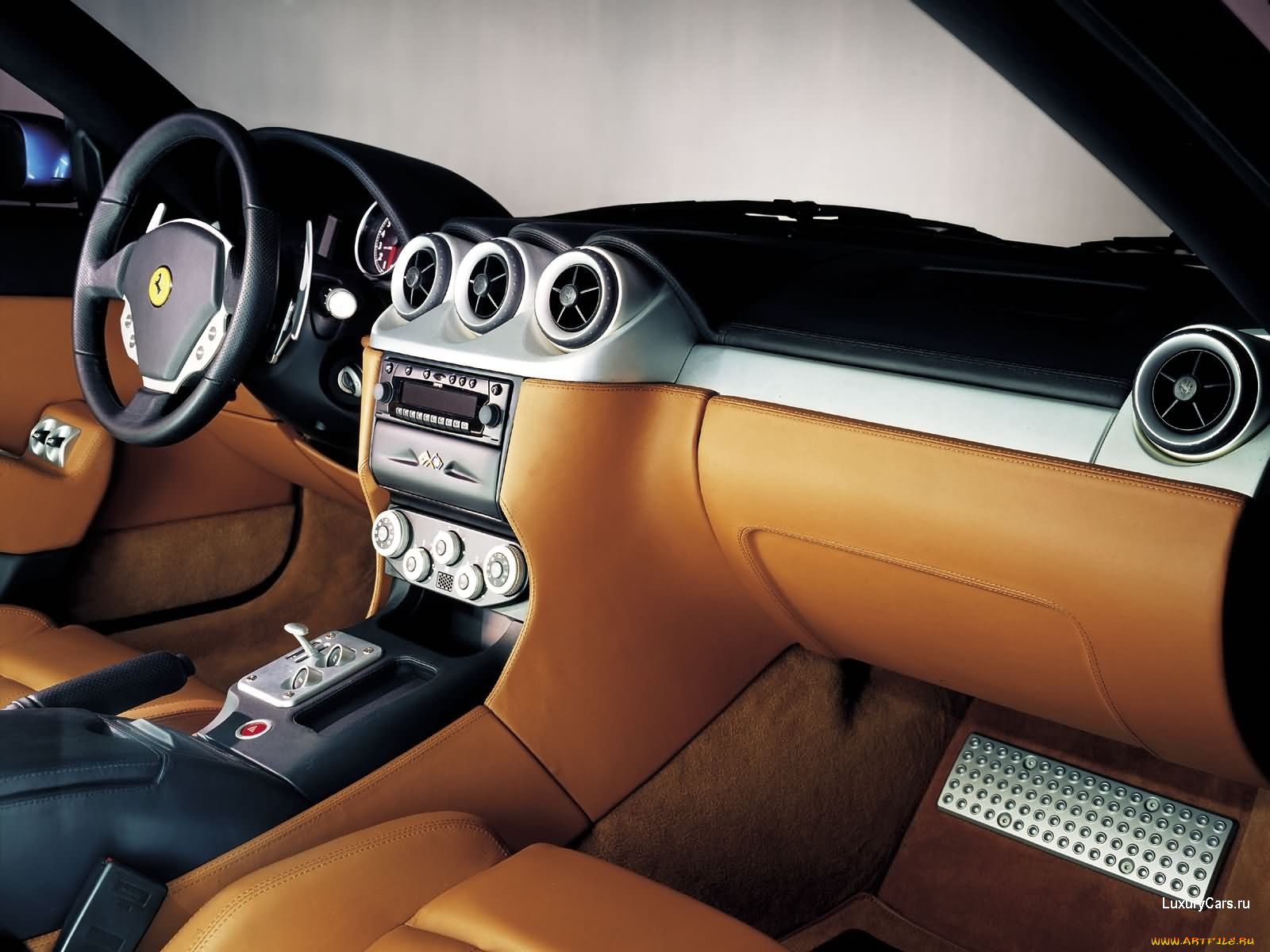 ferrari, 612, scaglietti, автомобили, интерьеры
