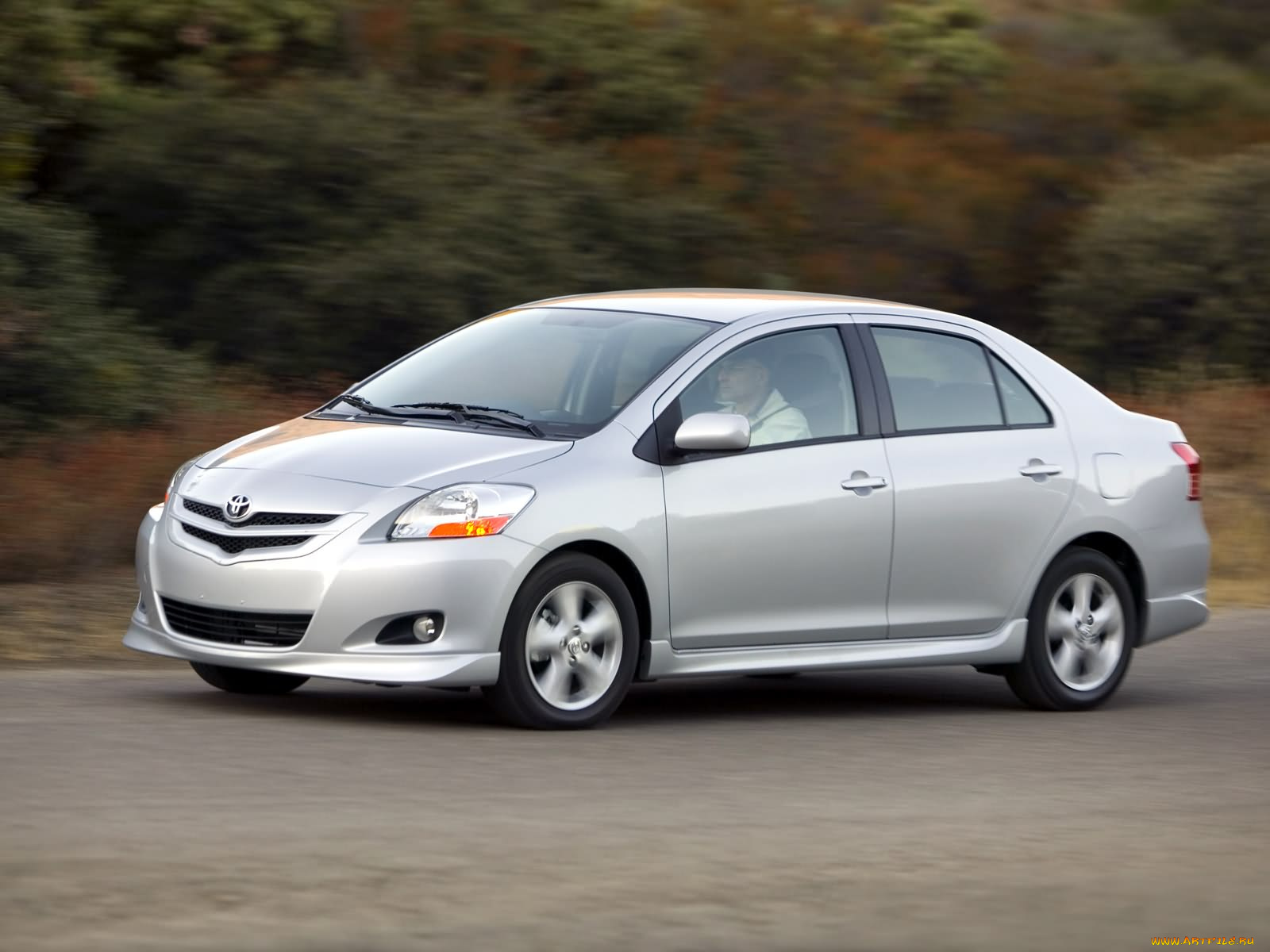 toyota, yaris, sedan, 2007, автомобили