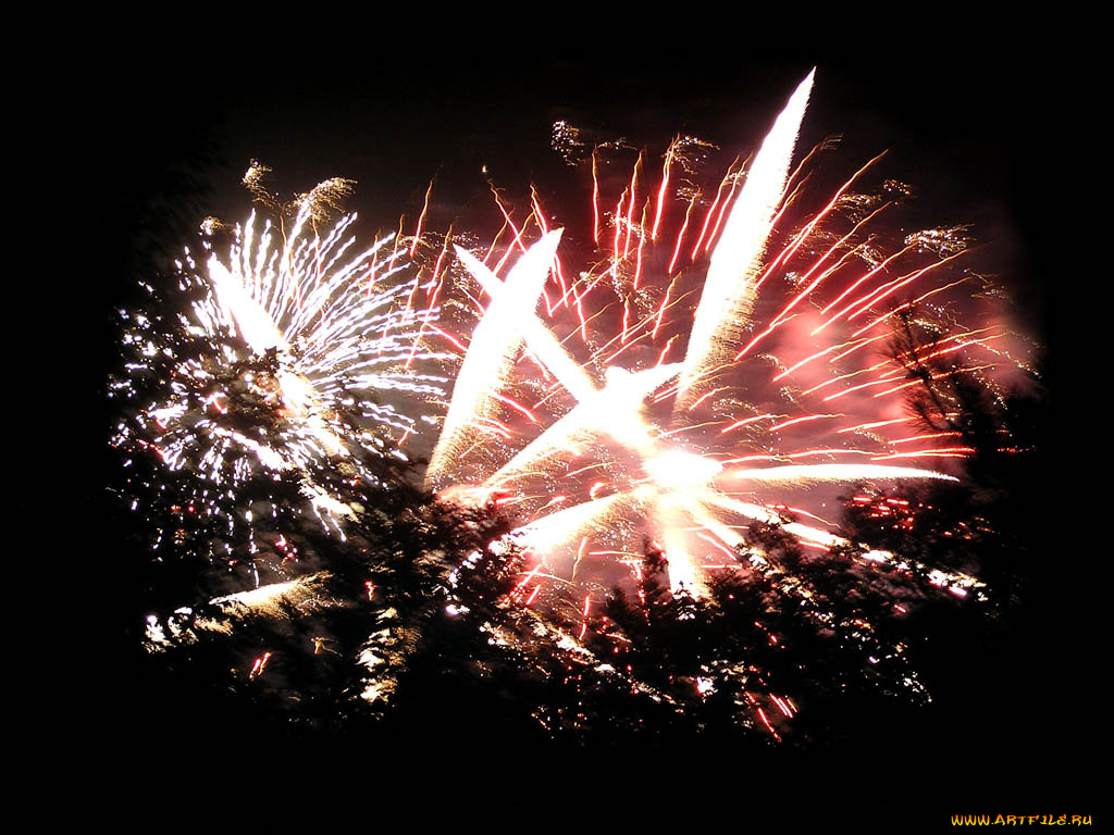 разное, салюты, фейерверки