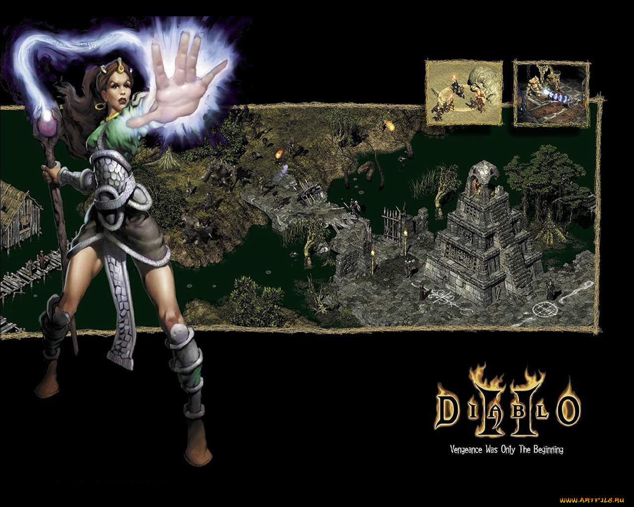 видео, игры, diablo, ii