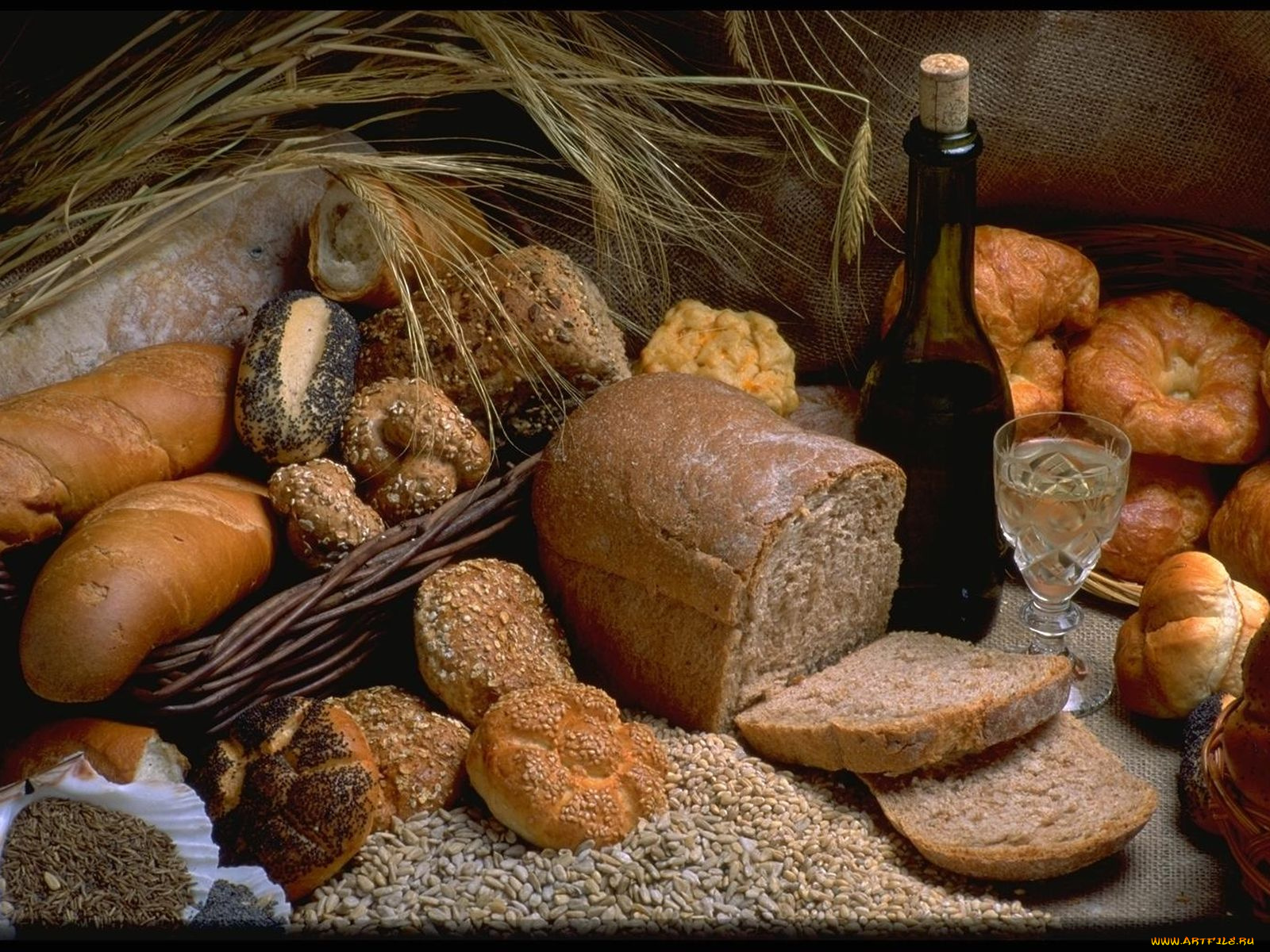 еда, хлеб, выпечка