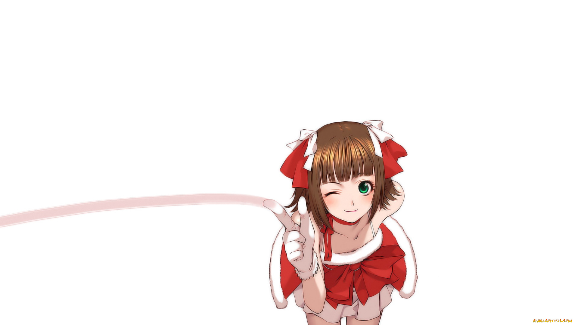 аниме, merry, chrismas, winter