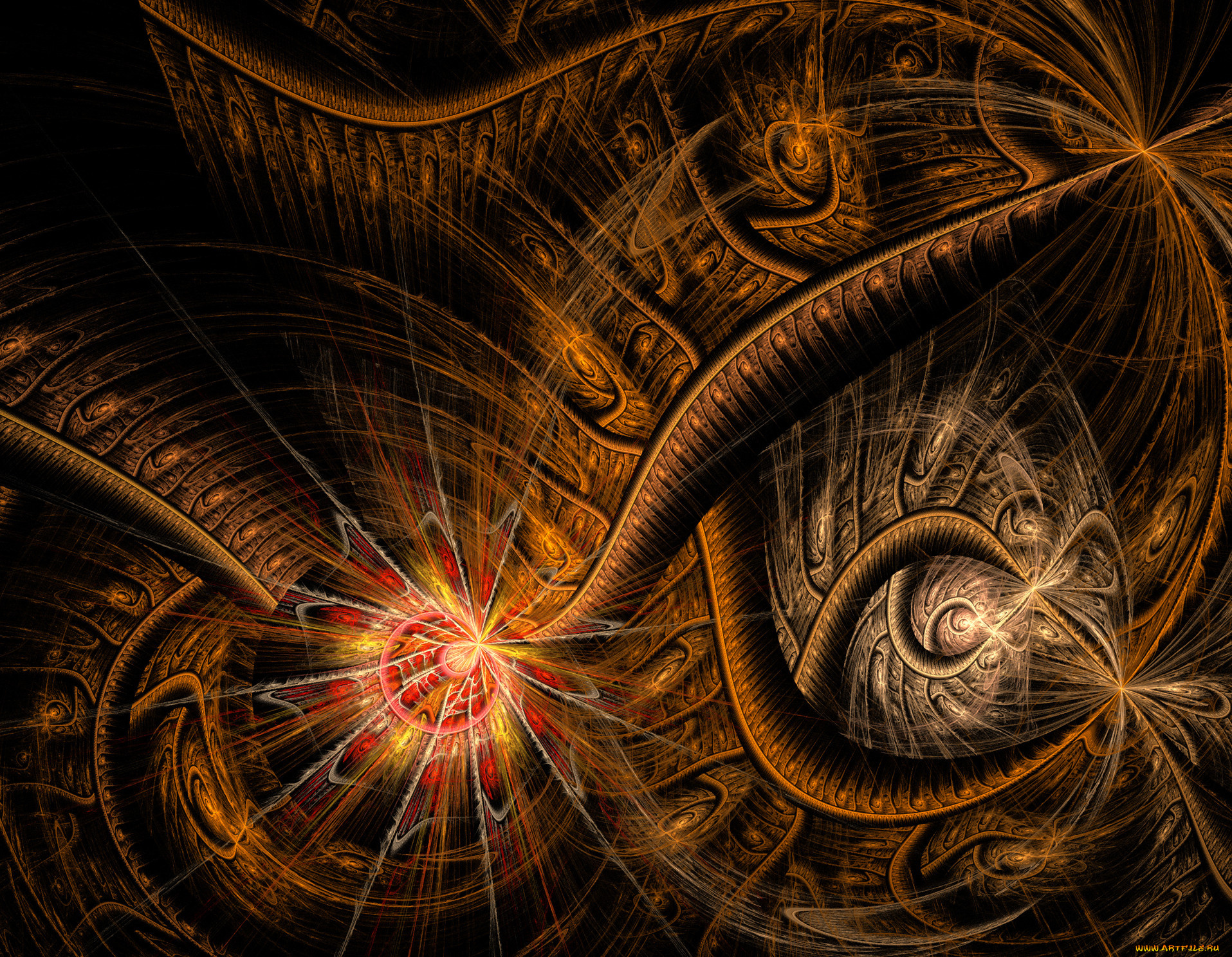 3д, графика, fractal, фракталы, абстракция, узор