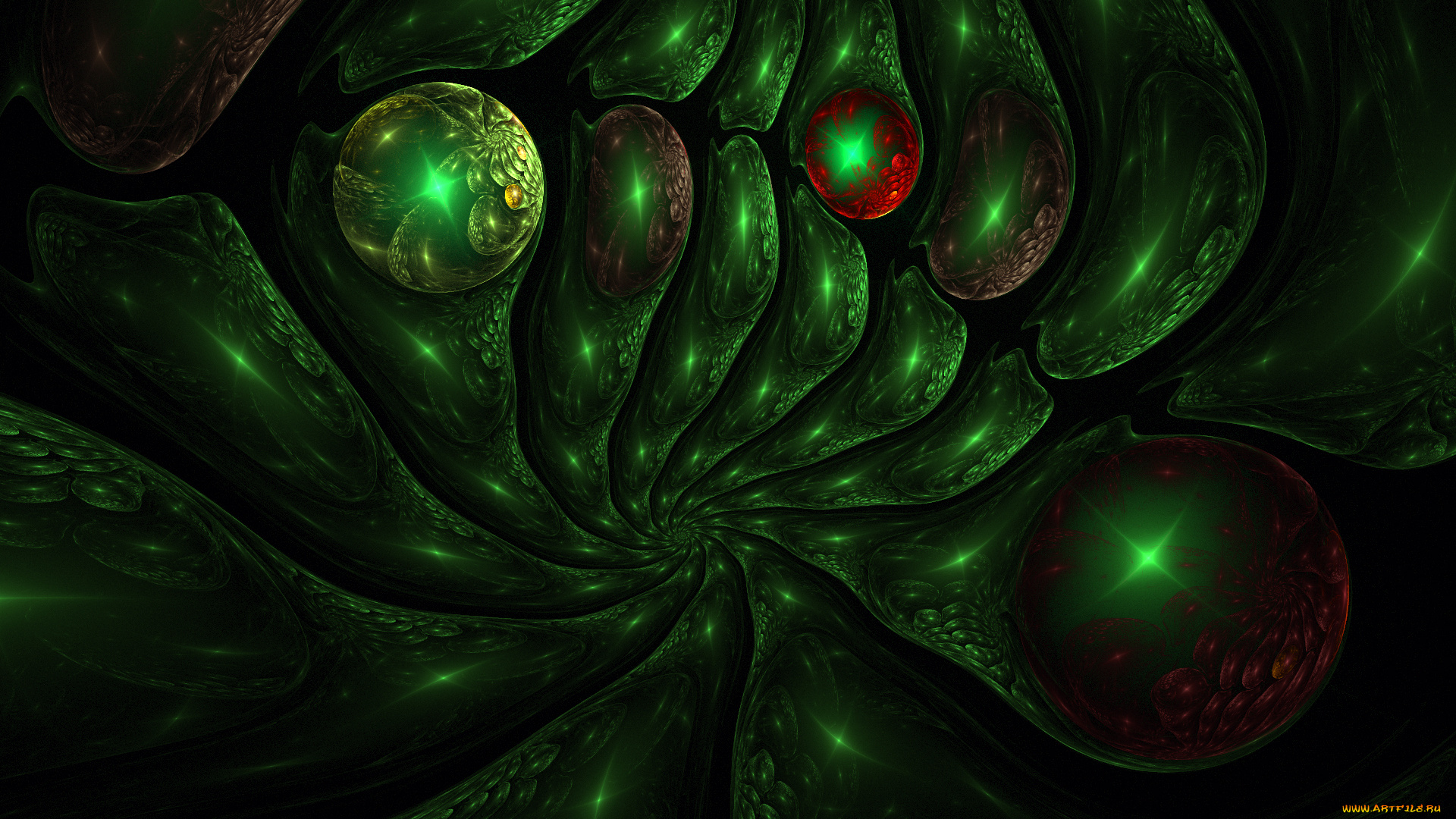 3д, графика, fractal, фракталы, абстракция, узор