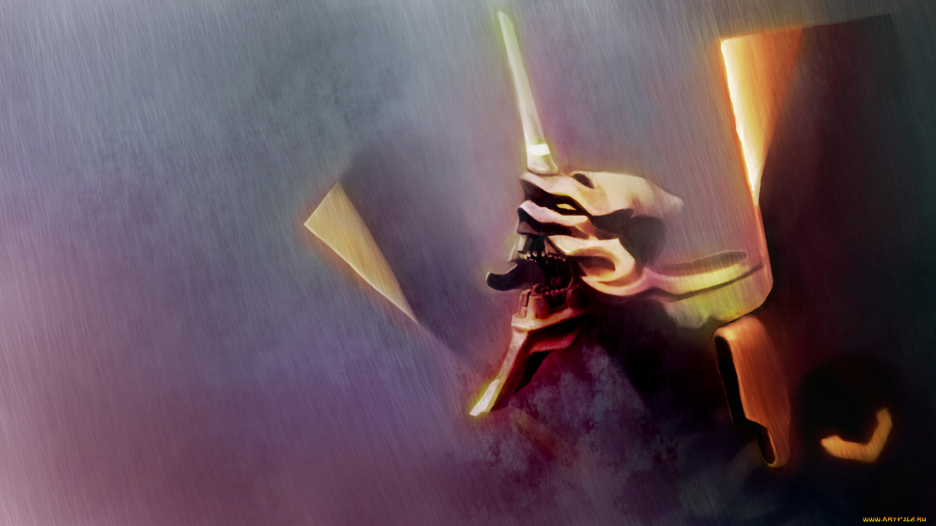 аниме, evangelion, eva01