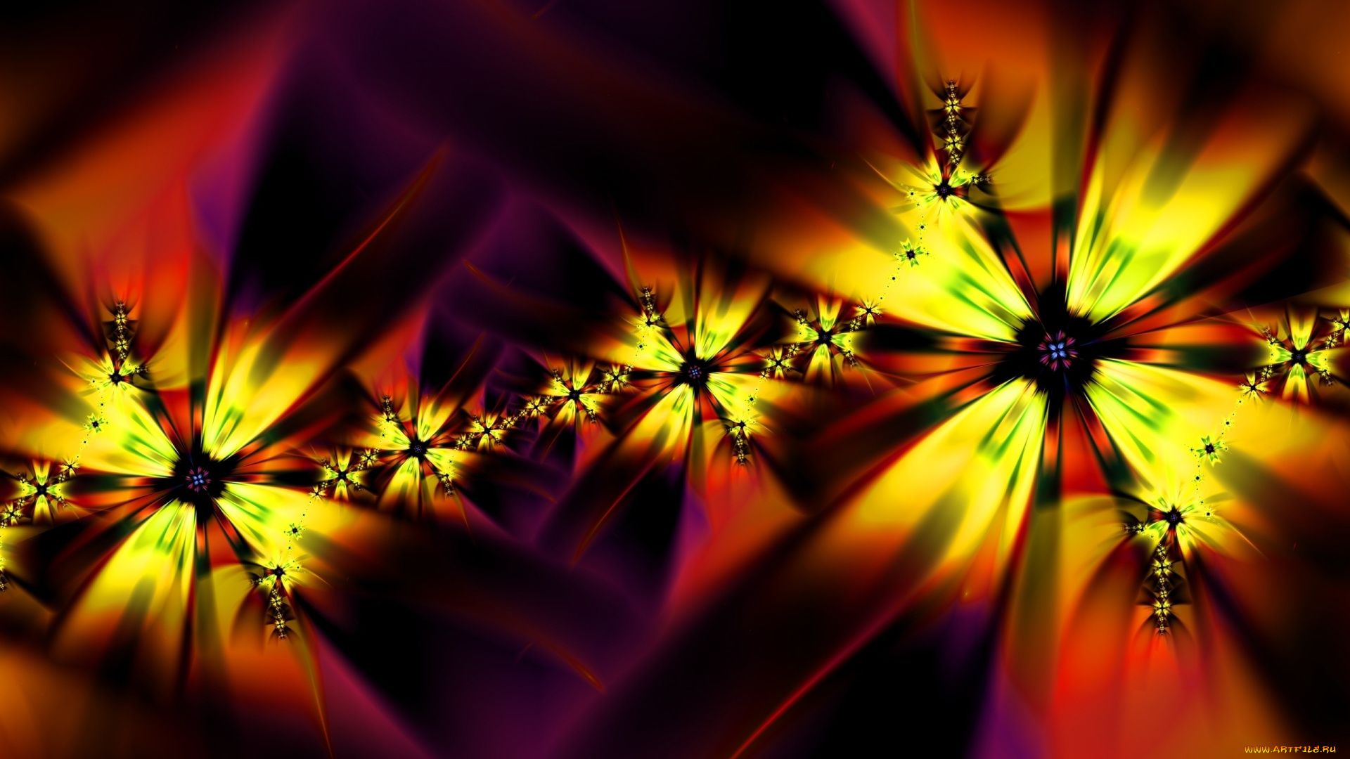 3д, графика, fractal, фракталы, цвета, фон, узор