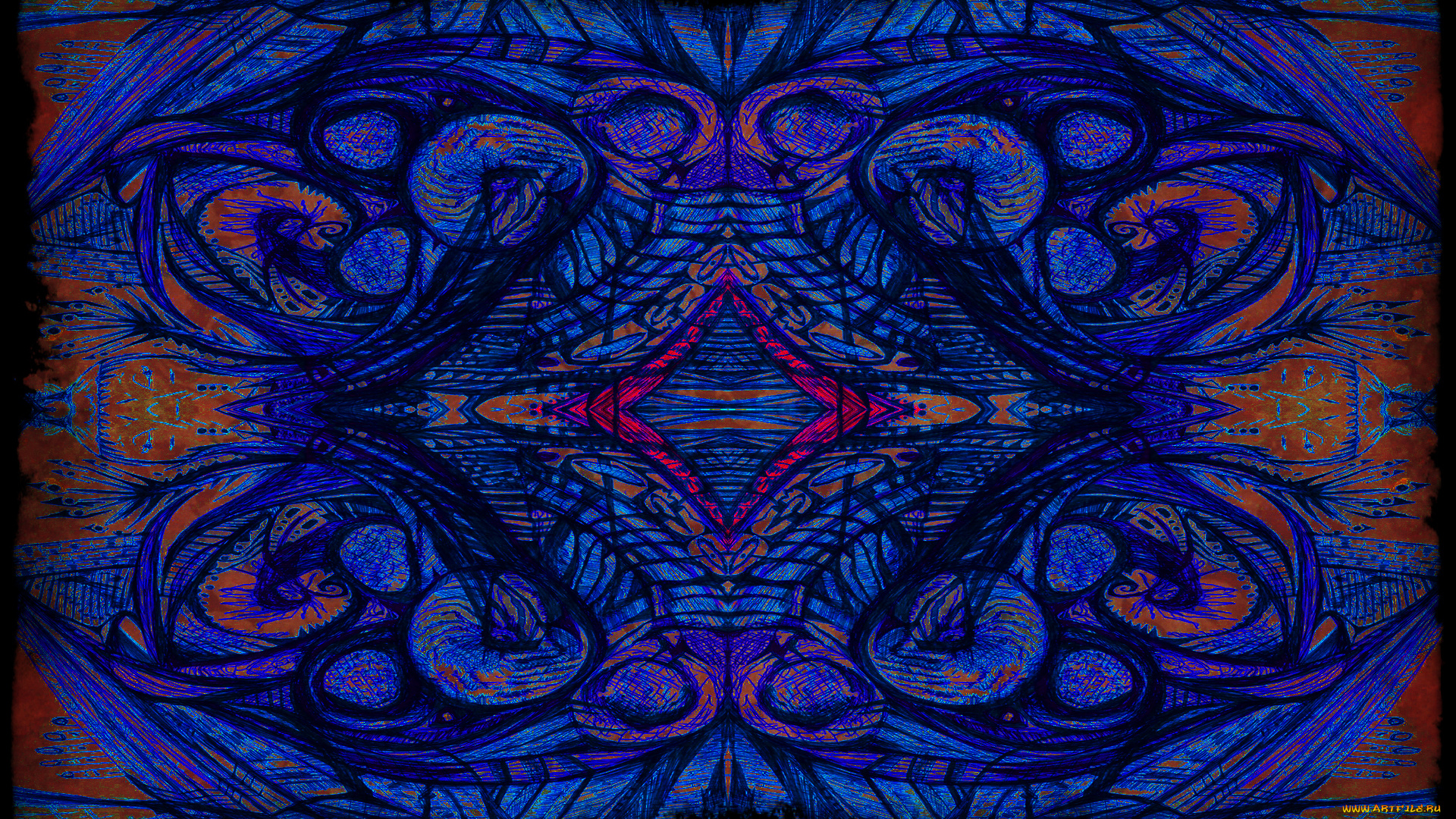 3д, графика, fractal, фракталы, линии, фон, узор