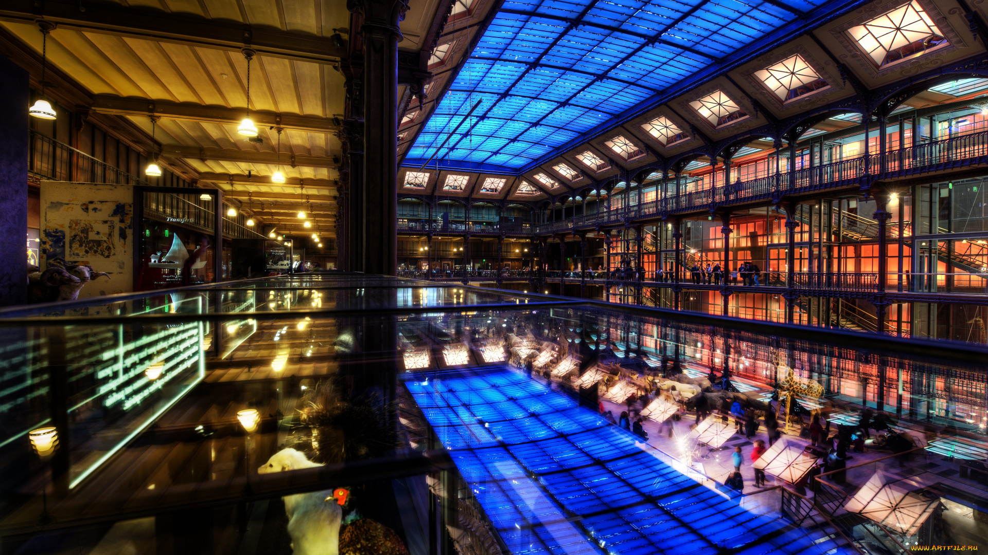 интерьер, казино, торгово, развлекательные, центры, hdr