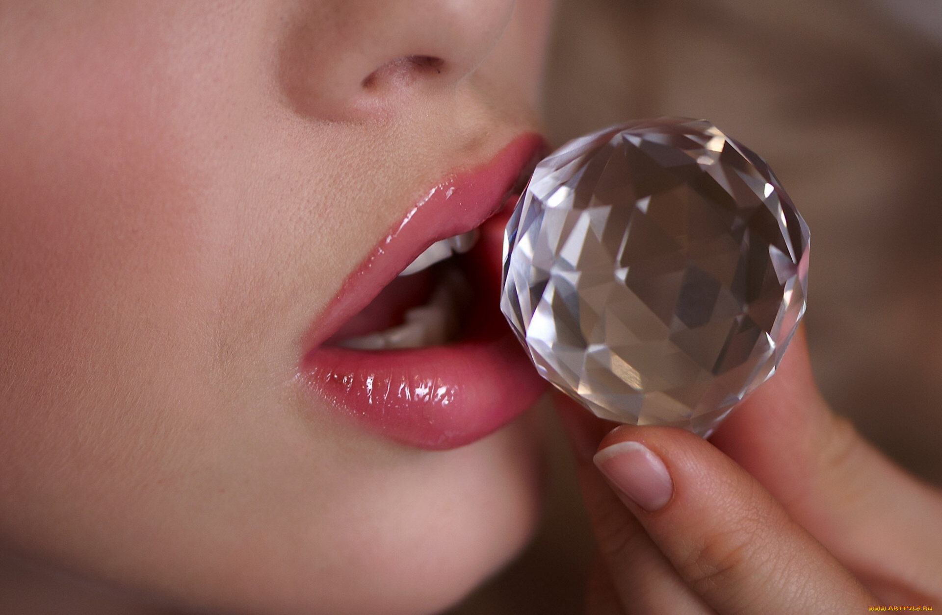 разное, губы, стеклянный, шарик