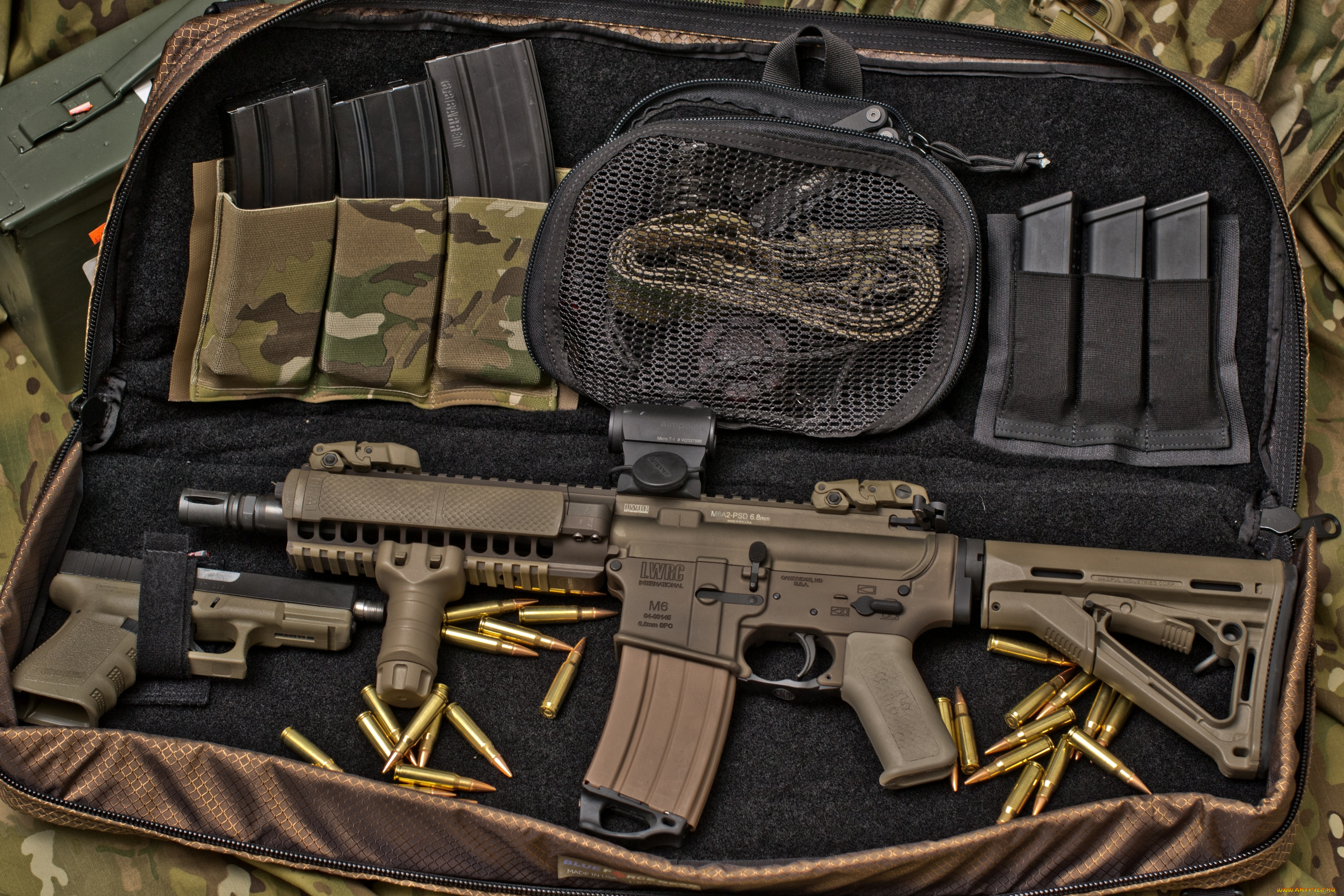 оружие, пистолет, автомат, пули, магазины